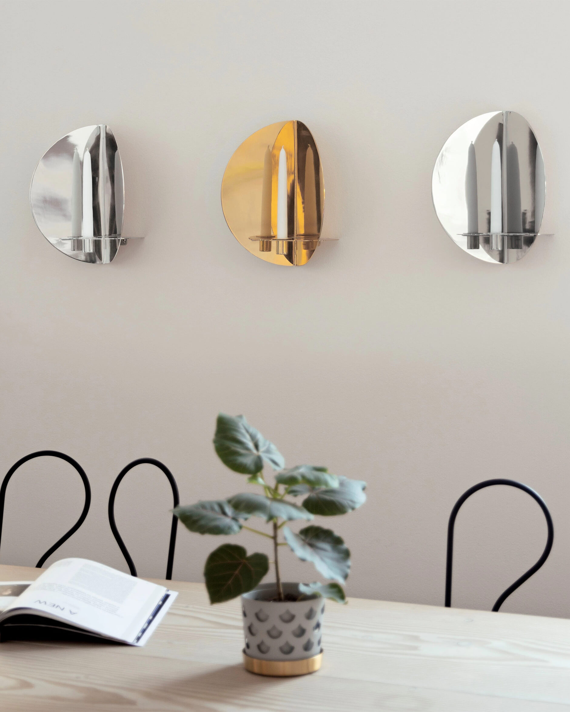 Twilight lampett / vas mässing