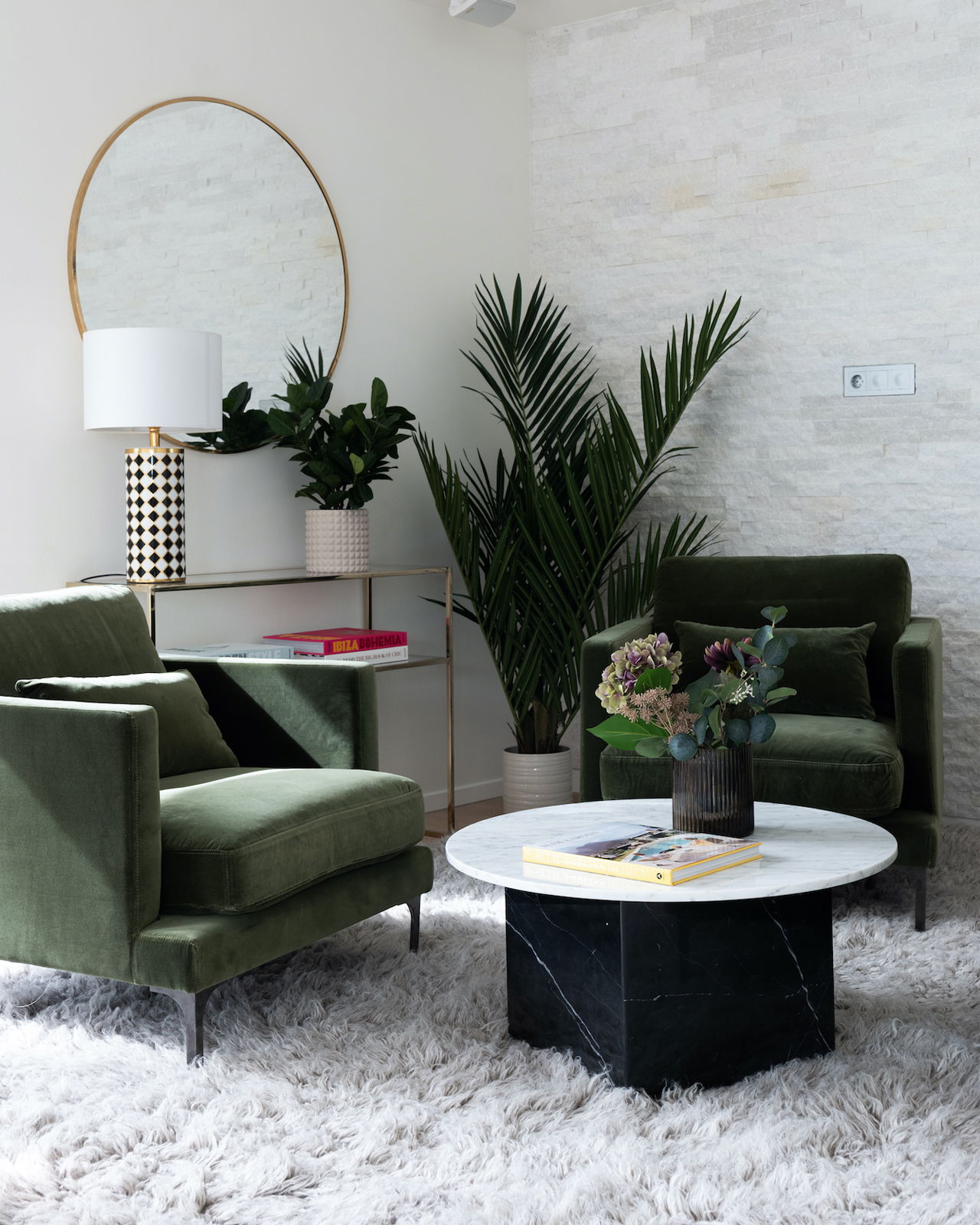 Gazelle konsolbord mässing