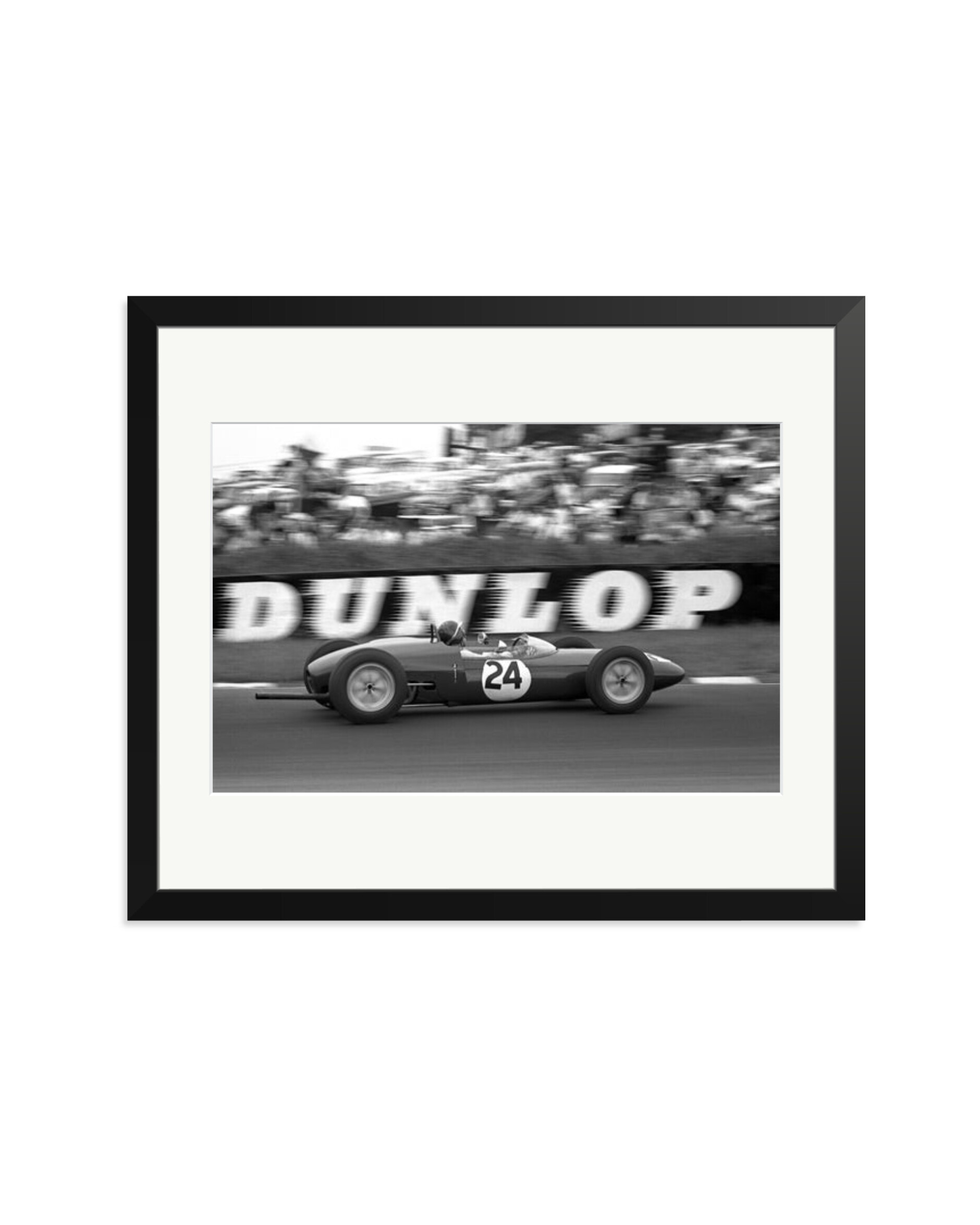 Jim Clark in a Lotus 21 Black / Large