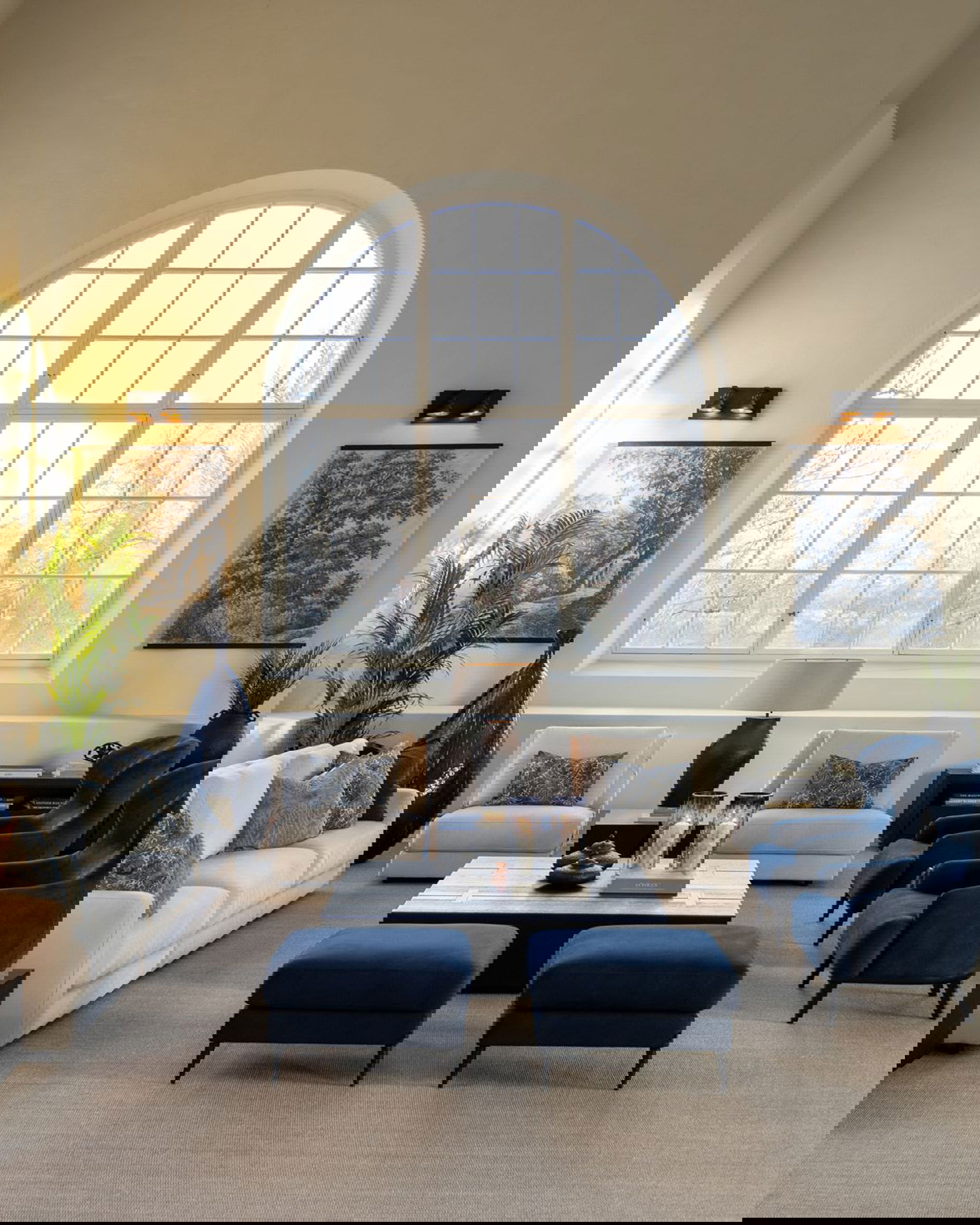 Medina Kissenhülle Flower Indigo