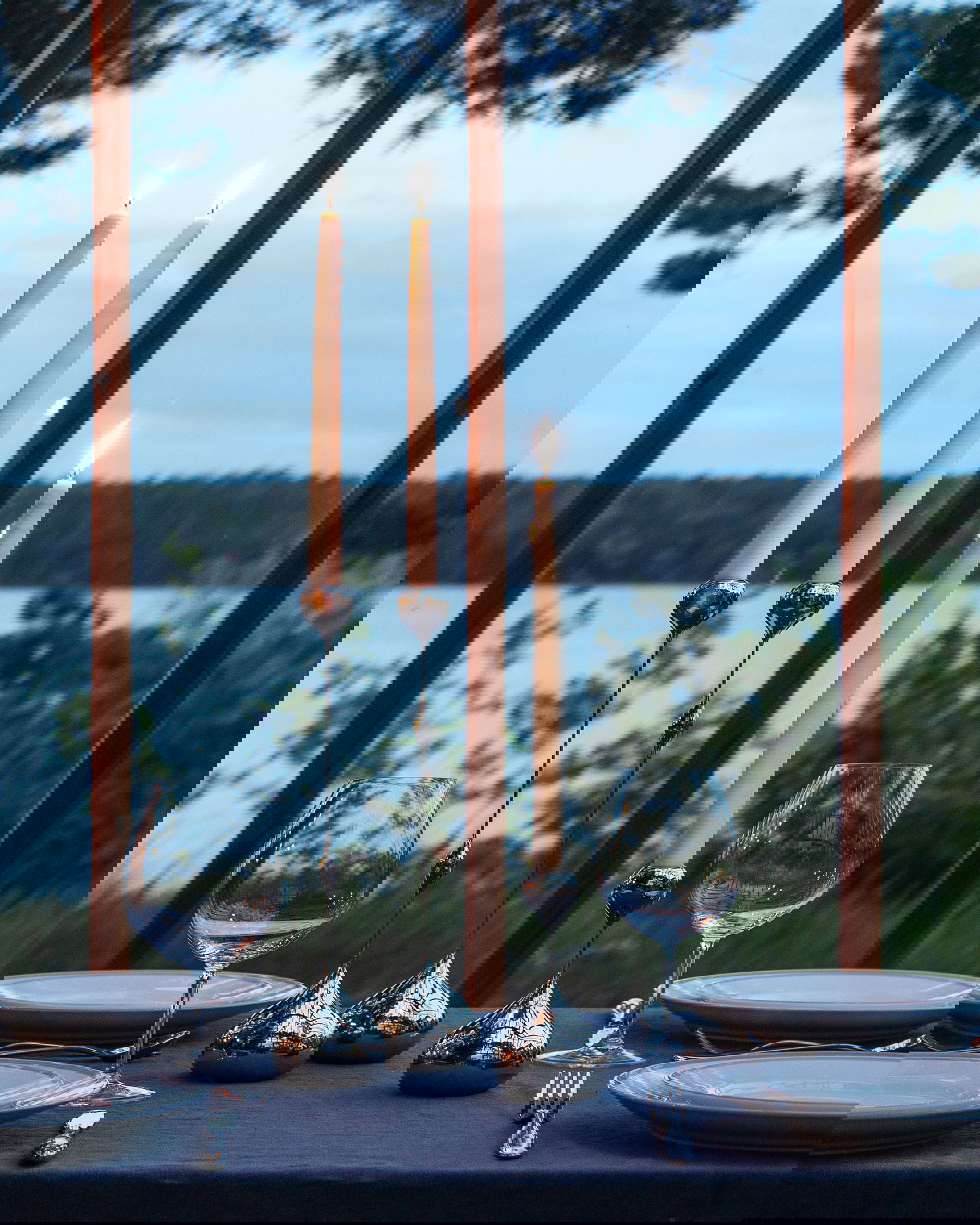 Tender ljusstake nickel