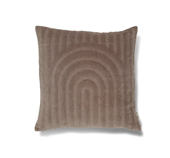 Desert Taupe - Arch Cushion Cover Dusty Coral