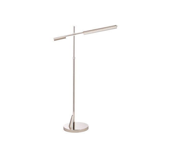 null - Daley Adjustable Floor Lamp Natural Brass