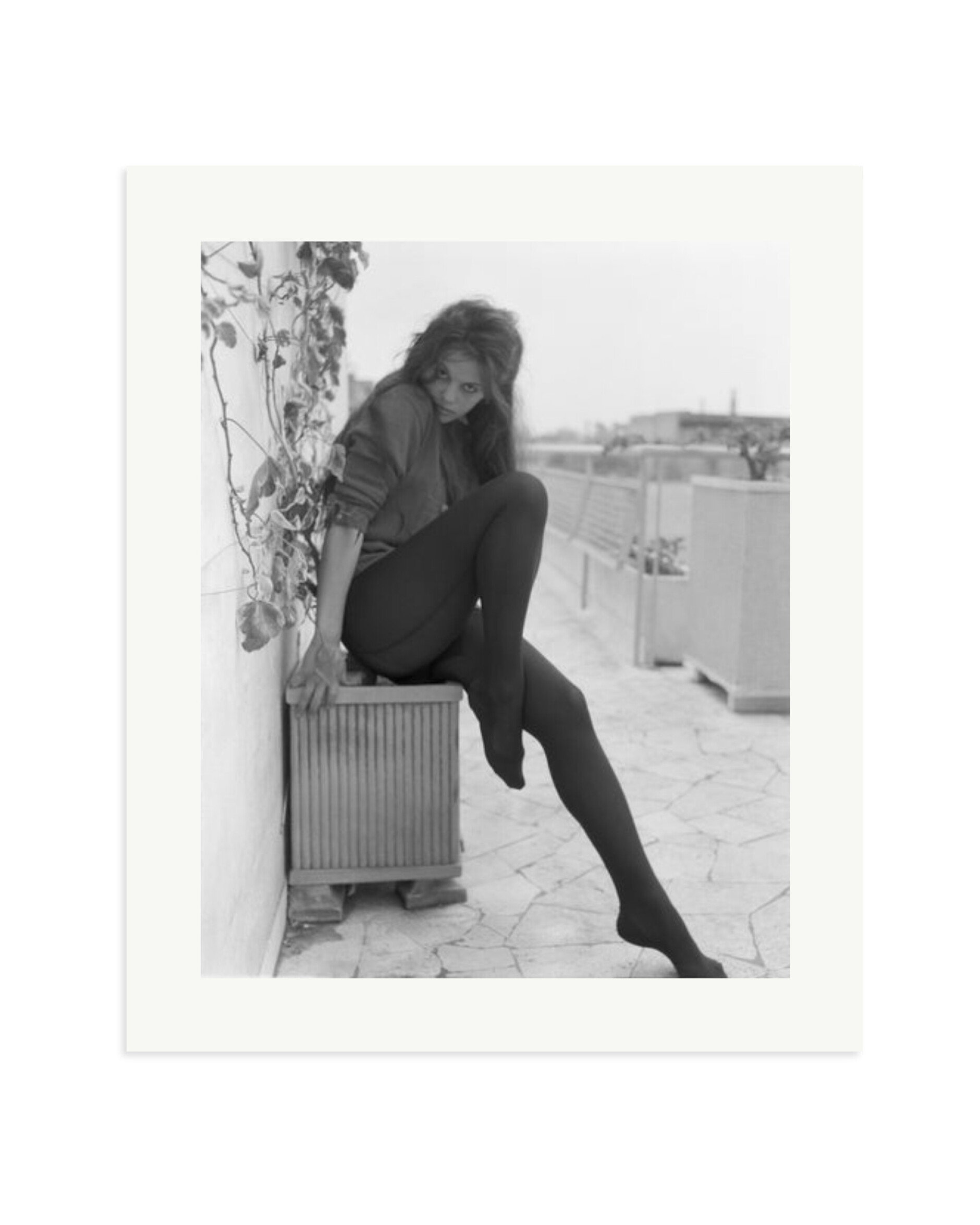 Cardinale Posing in Rome Print Only / Large