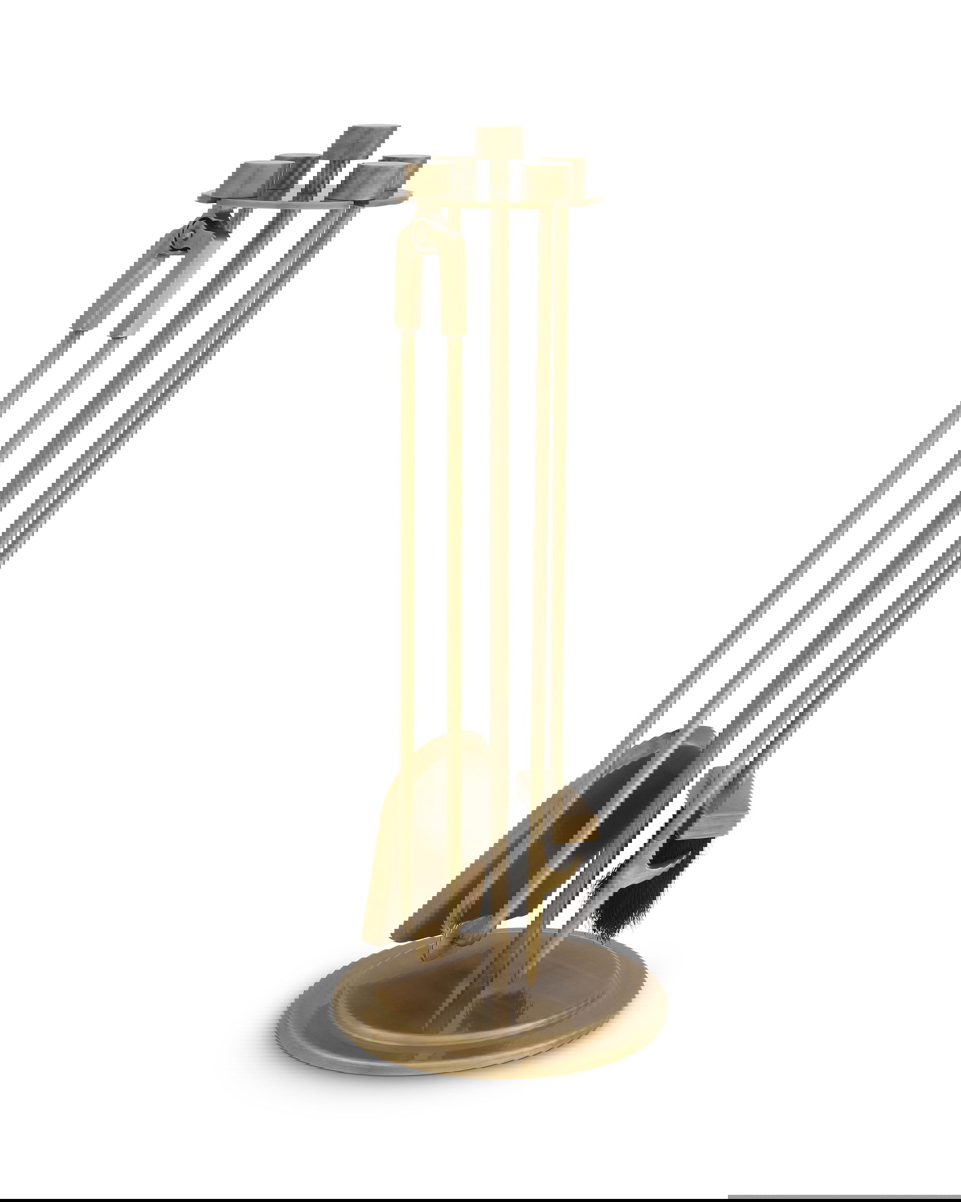 Lara eldställ vintage mässing