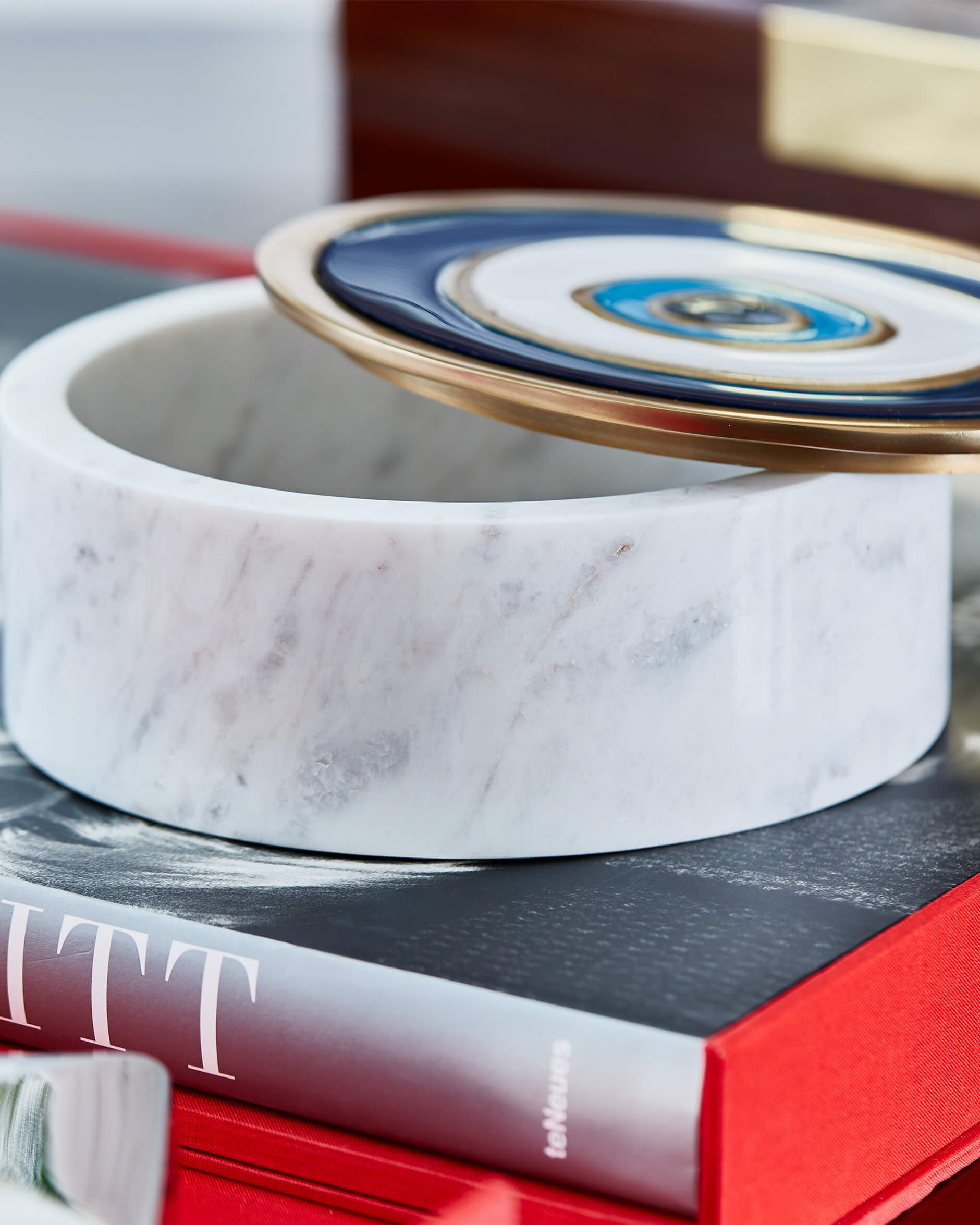 Savigné Marble Box White