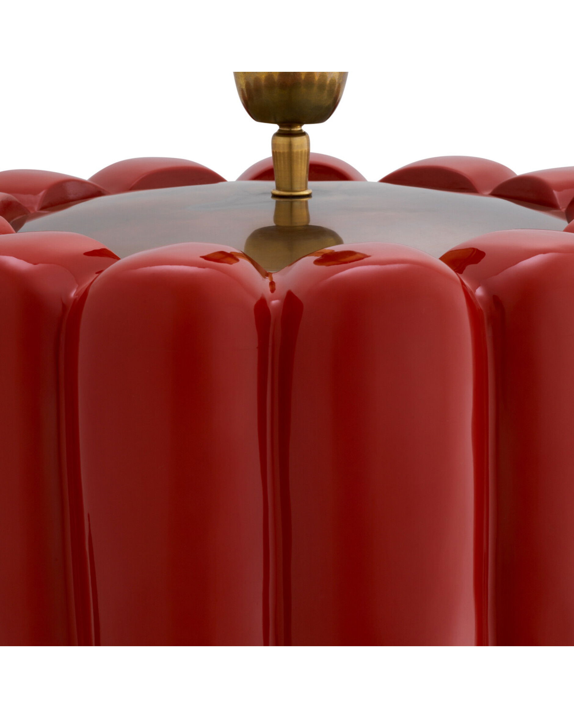 Barocco pöytälamppu punainen