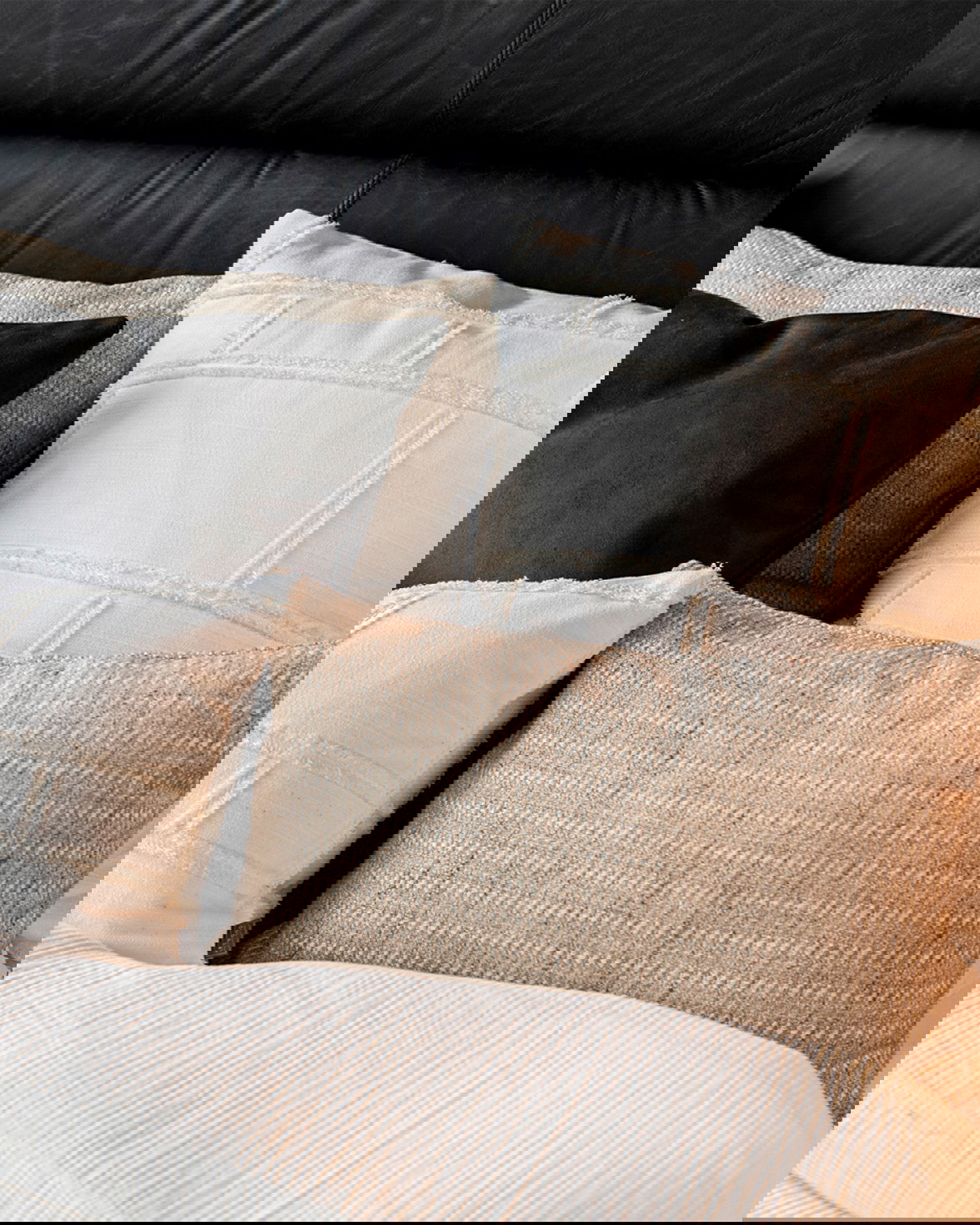 Tunis Cushion Cover Linen OUTLET