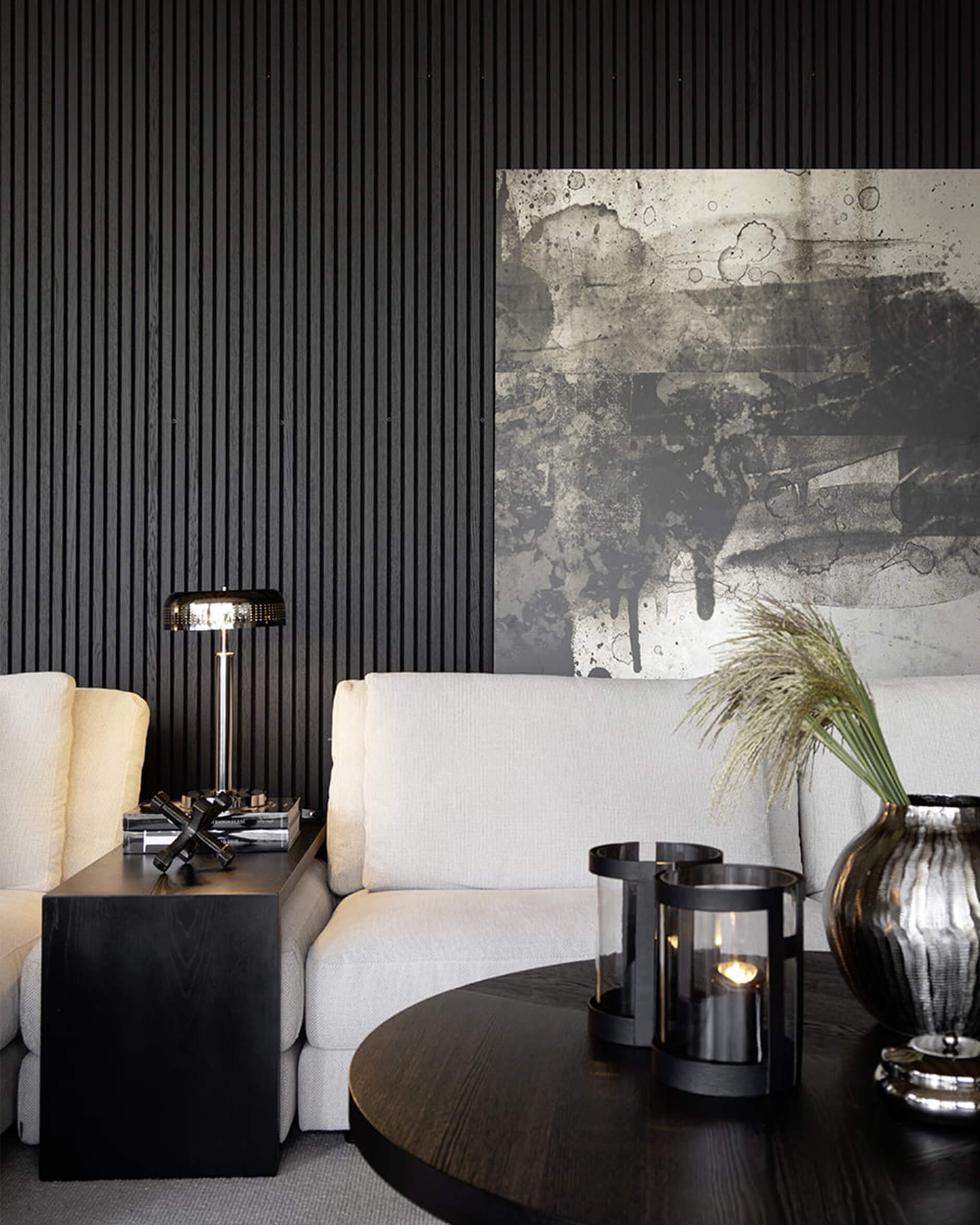 Hunter sidobord svart