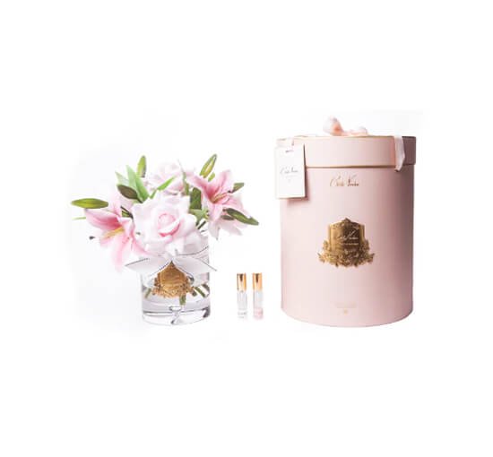 Vaaleanpunainen - Luxe Bouquet -lahjasetti