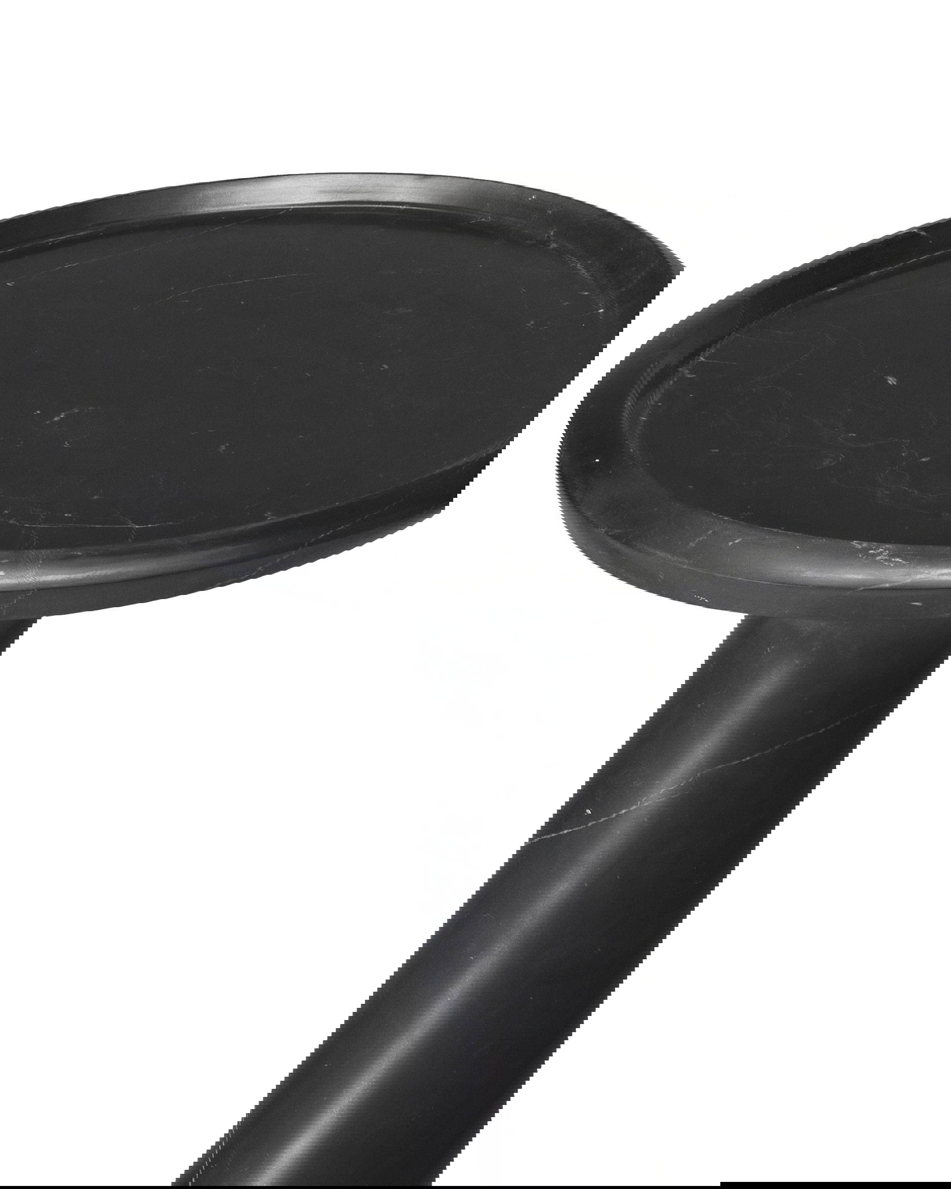 Pompano sidobord marmor hög