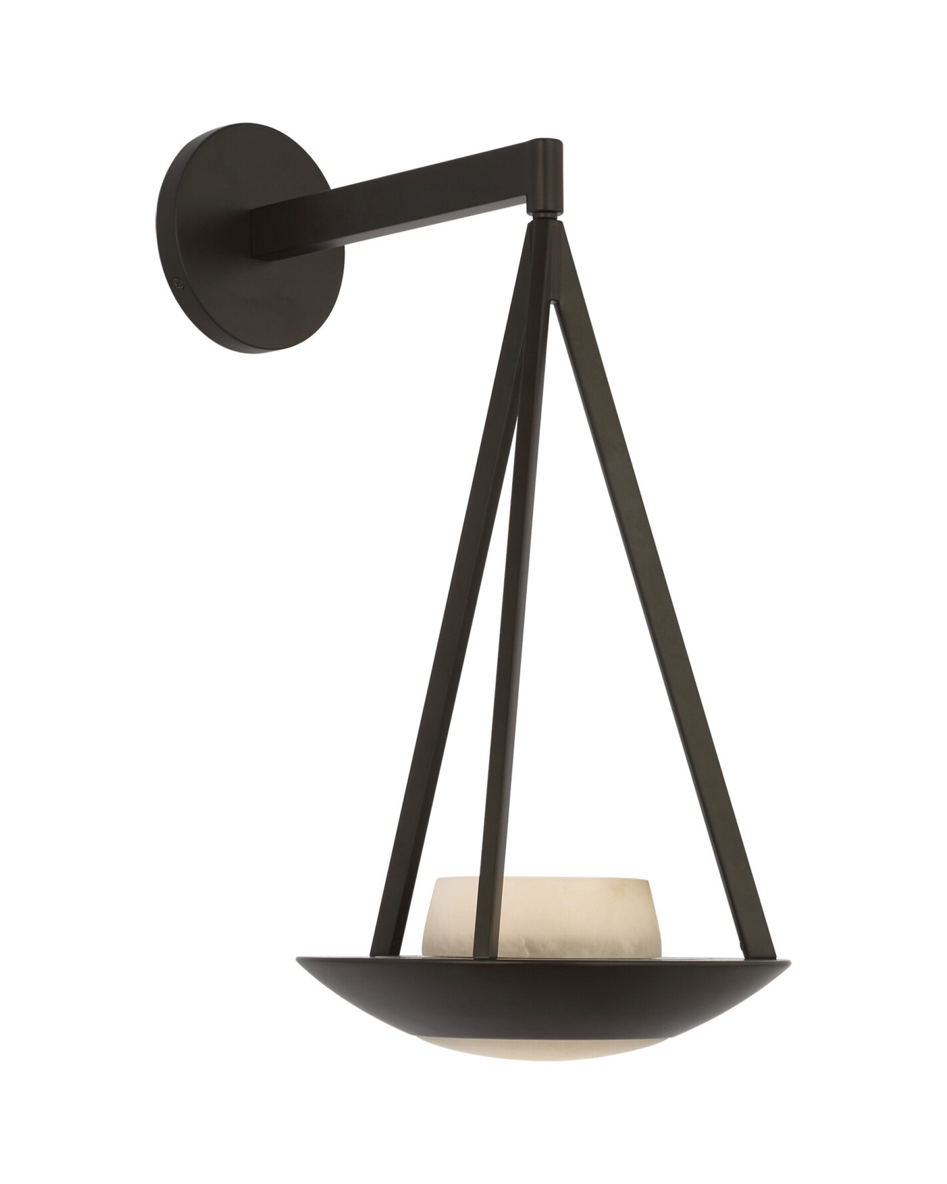 Divina 19" vägglampa modern iron