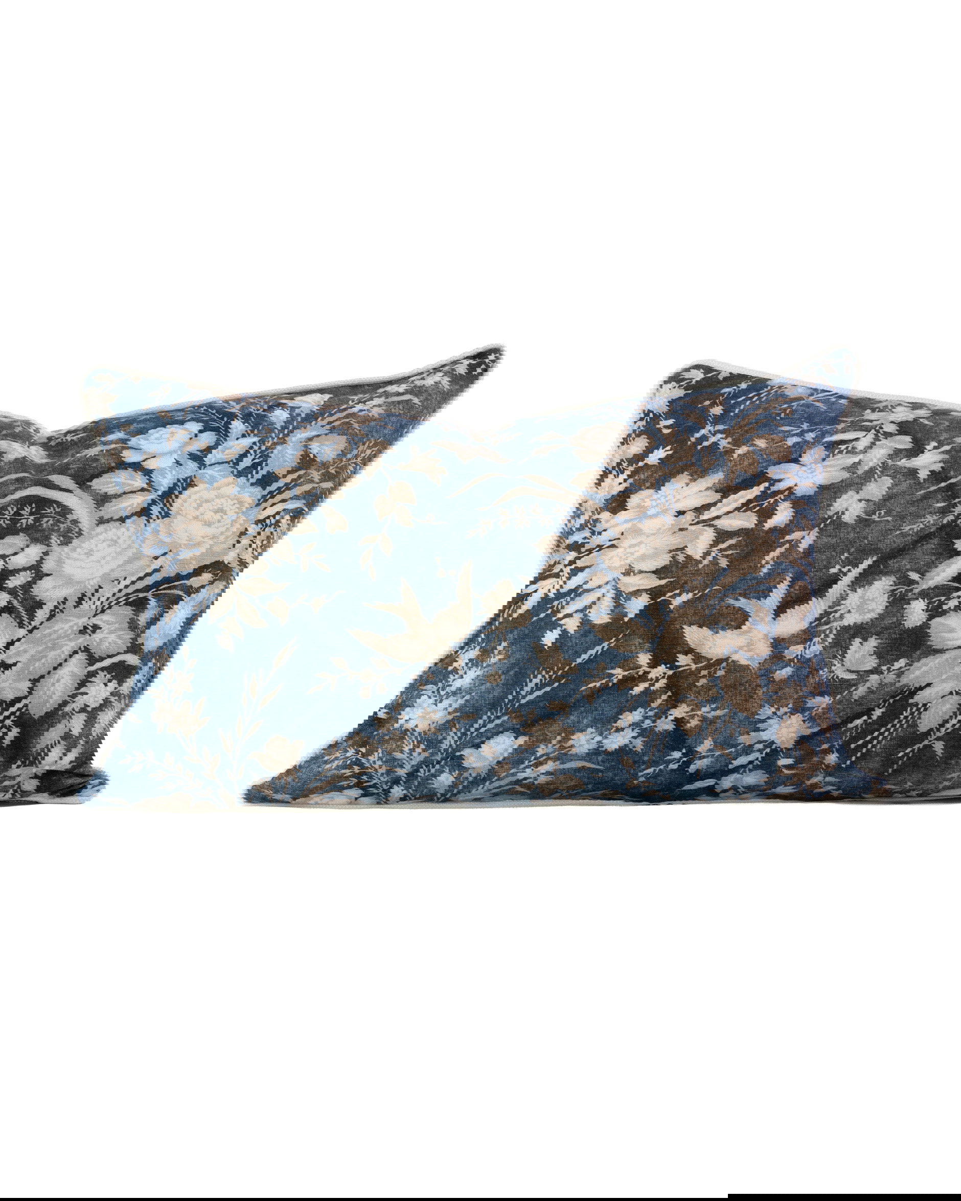 Eliza Floral kuddfodral vintage blue