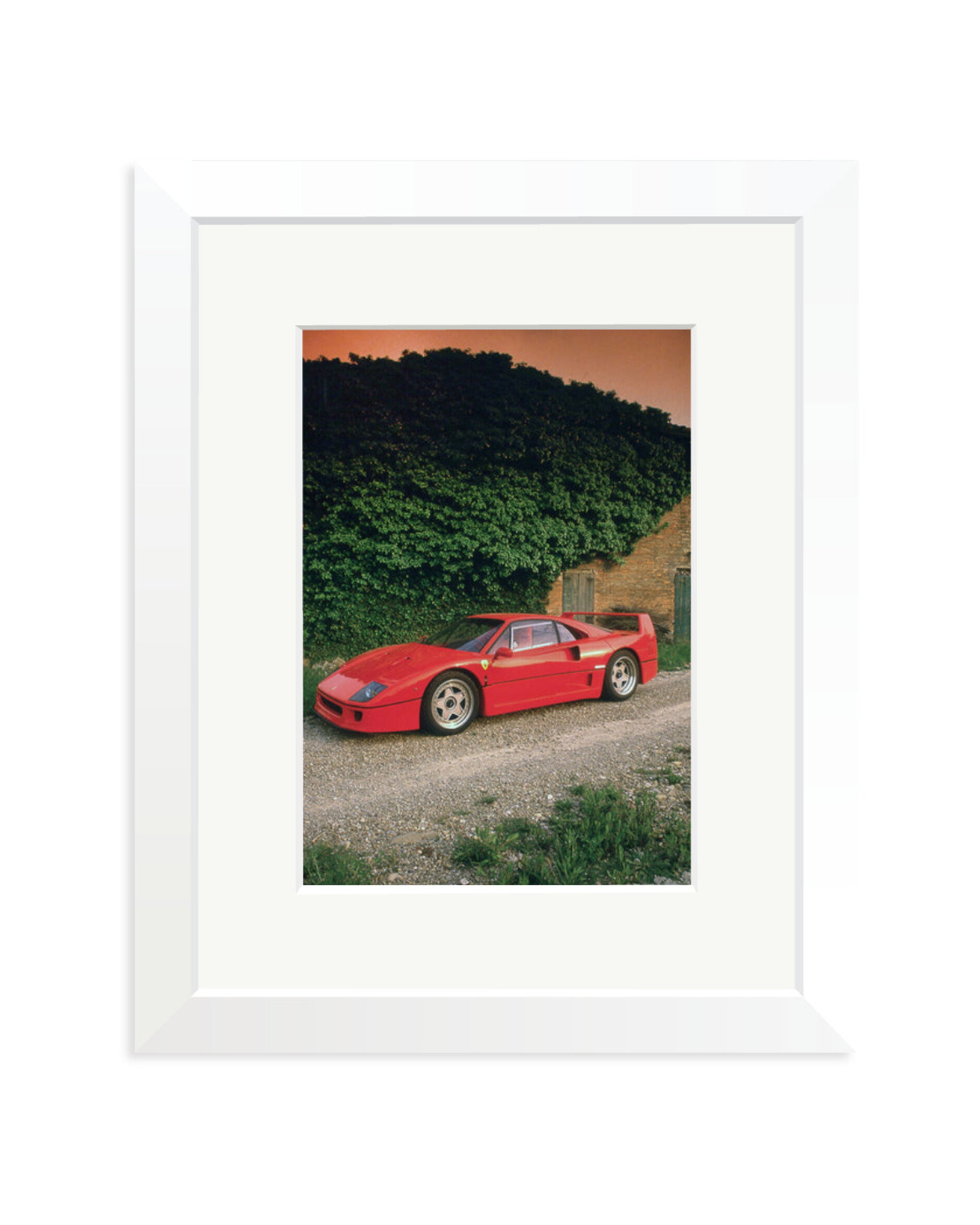 F40 Press Launch White / Small
