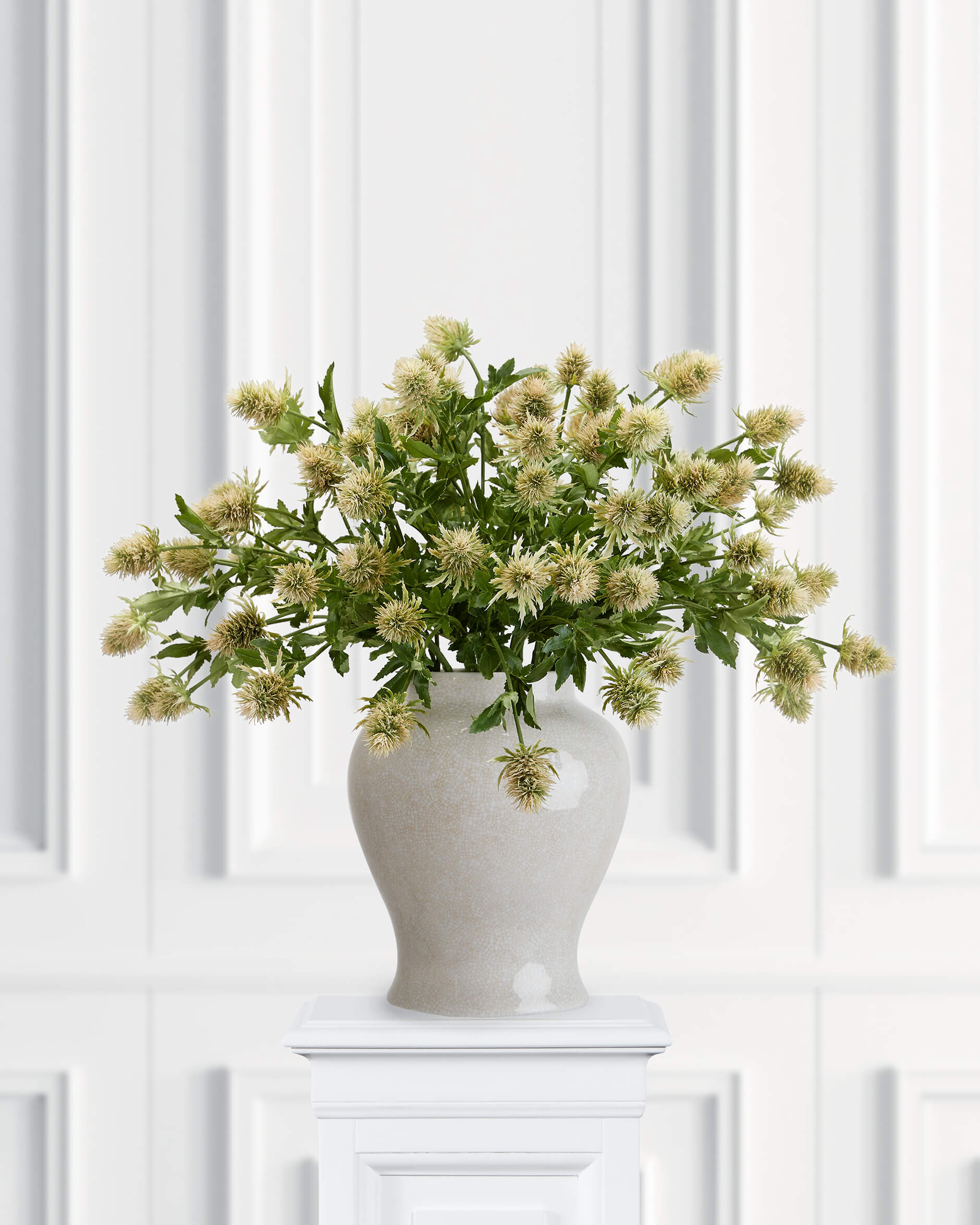 Tistel snittblomma grön