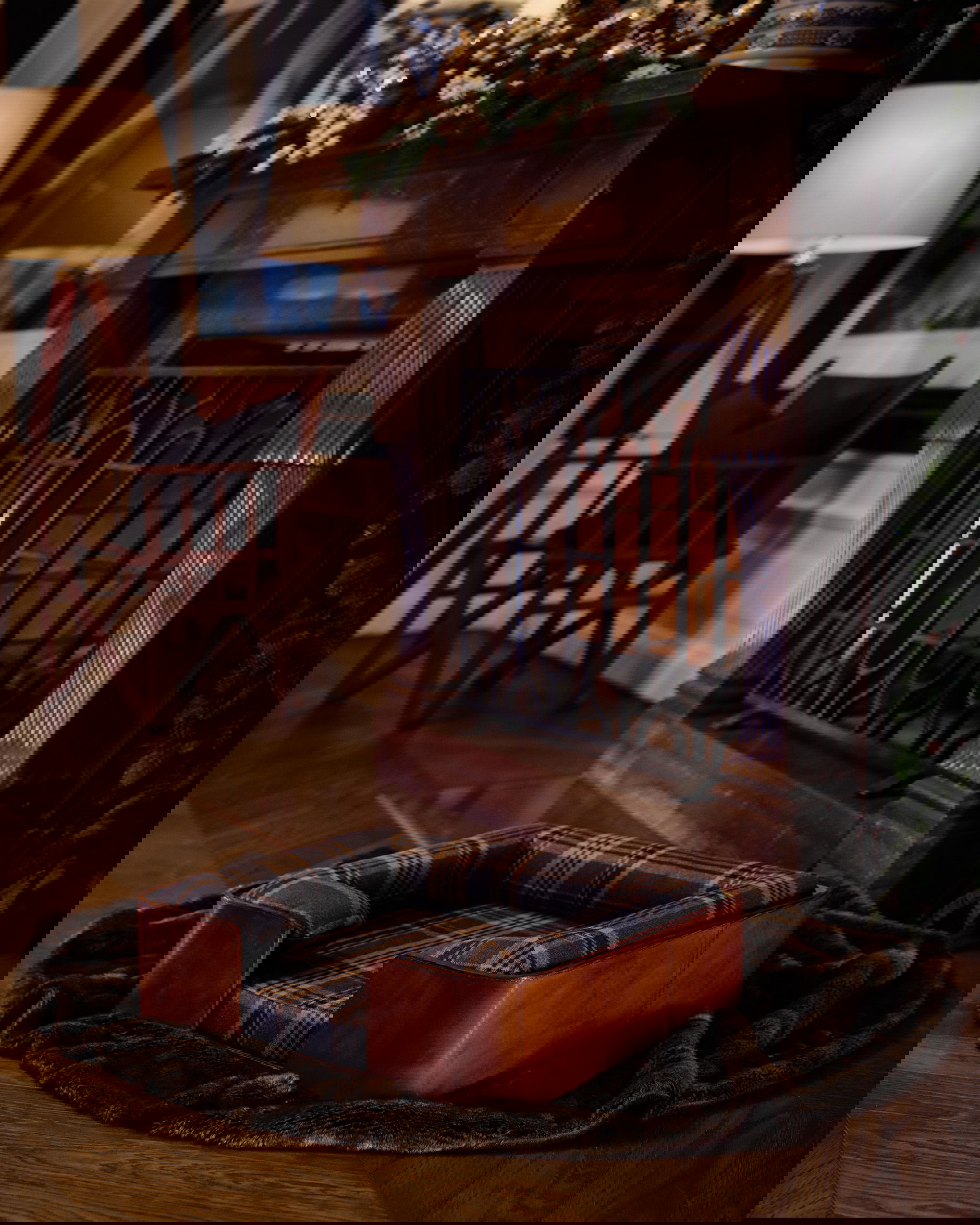 Kensington Dog Bed Deerpath Trail Plaid