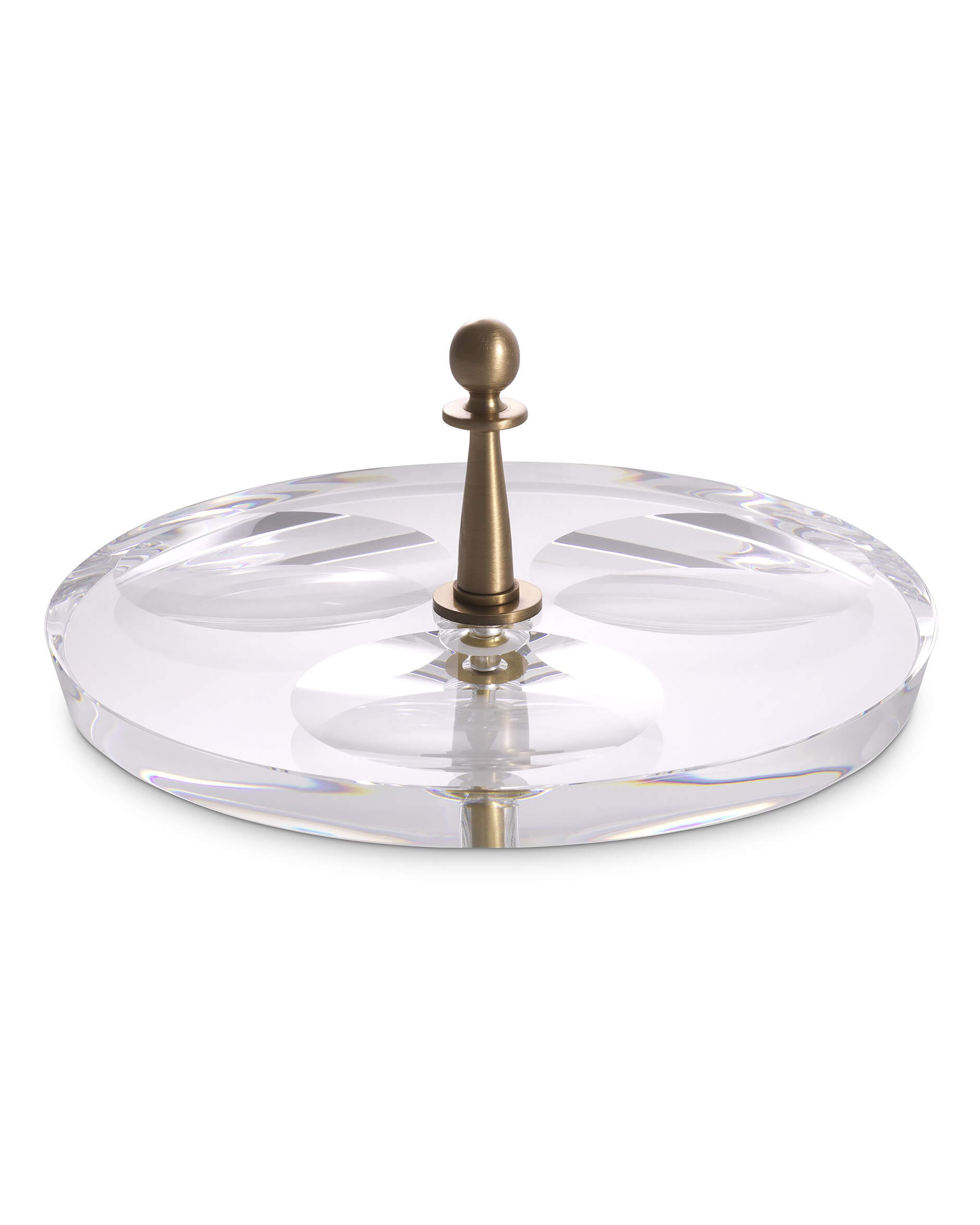 Krone tarjotin messinki