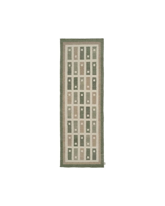 Fyrbo gångmatta grön | Textil - Mattor - Gångmattor | Möbelexperten