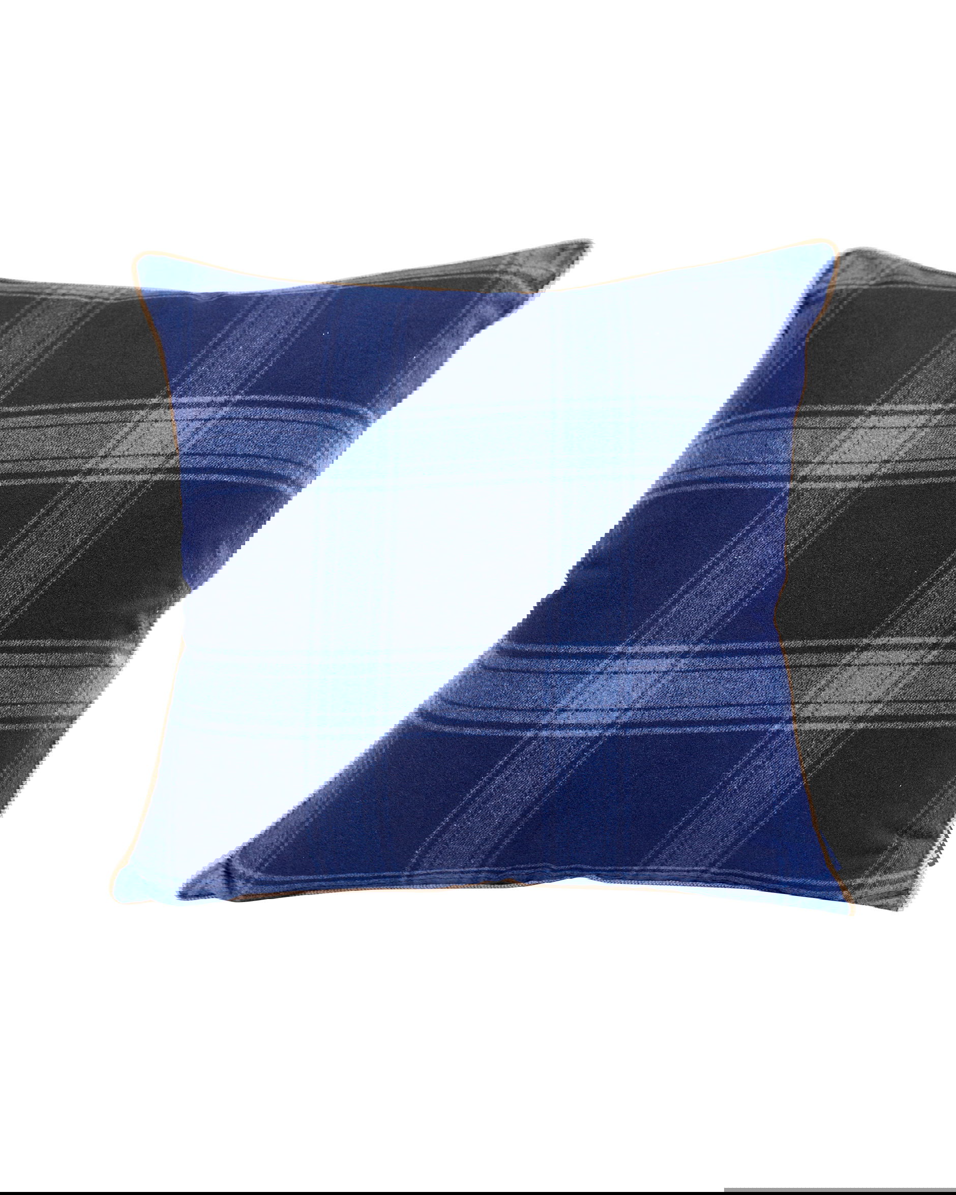 Doublebrook Plaid Cushion Cover Midnight