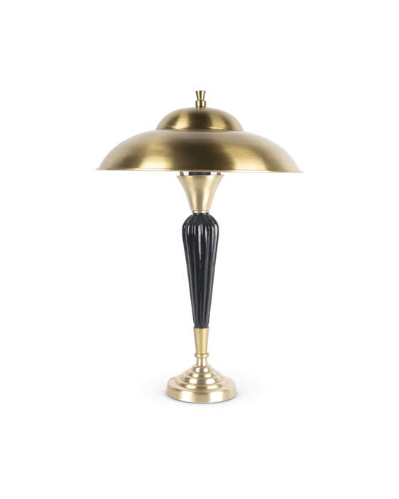 Miami Mushroom skrivbordslampa svart /guld