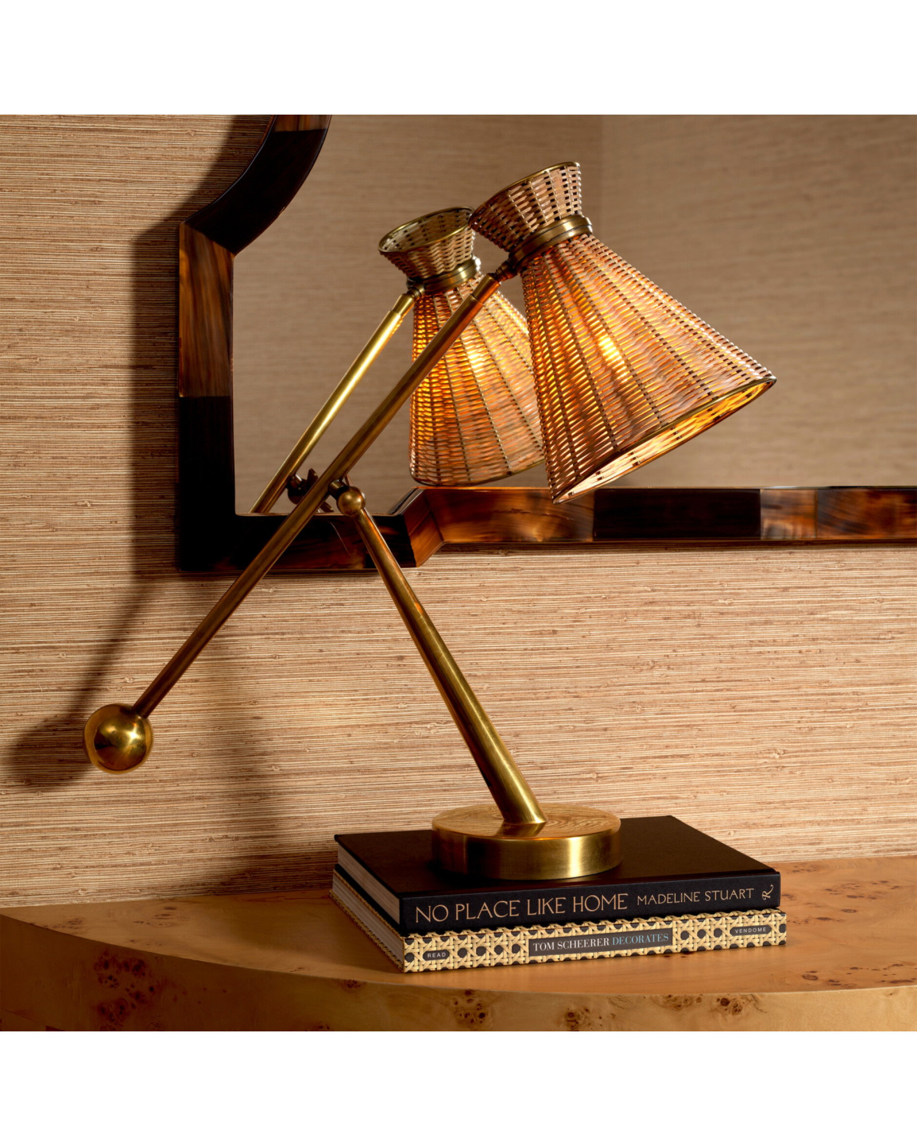 Kon Tiki bordslampa beige