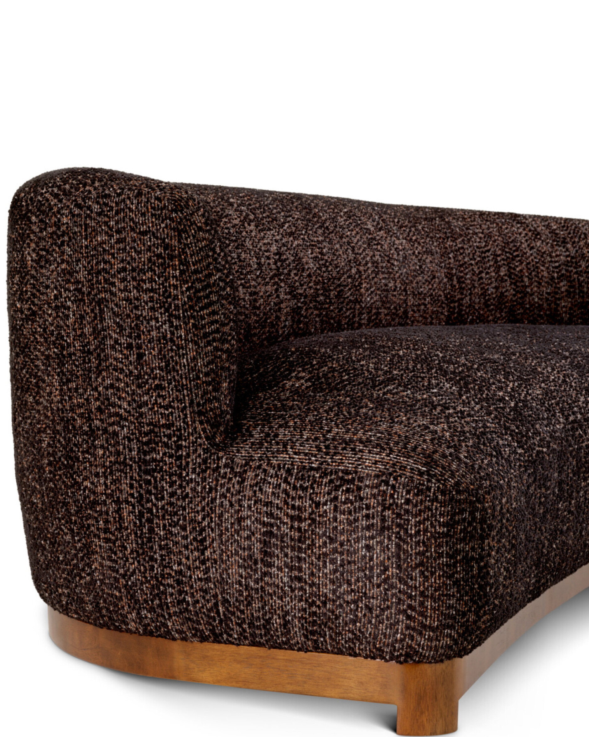 Stelvio soffa Walnut finish