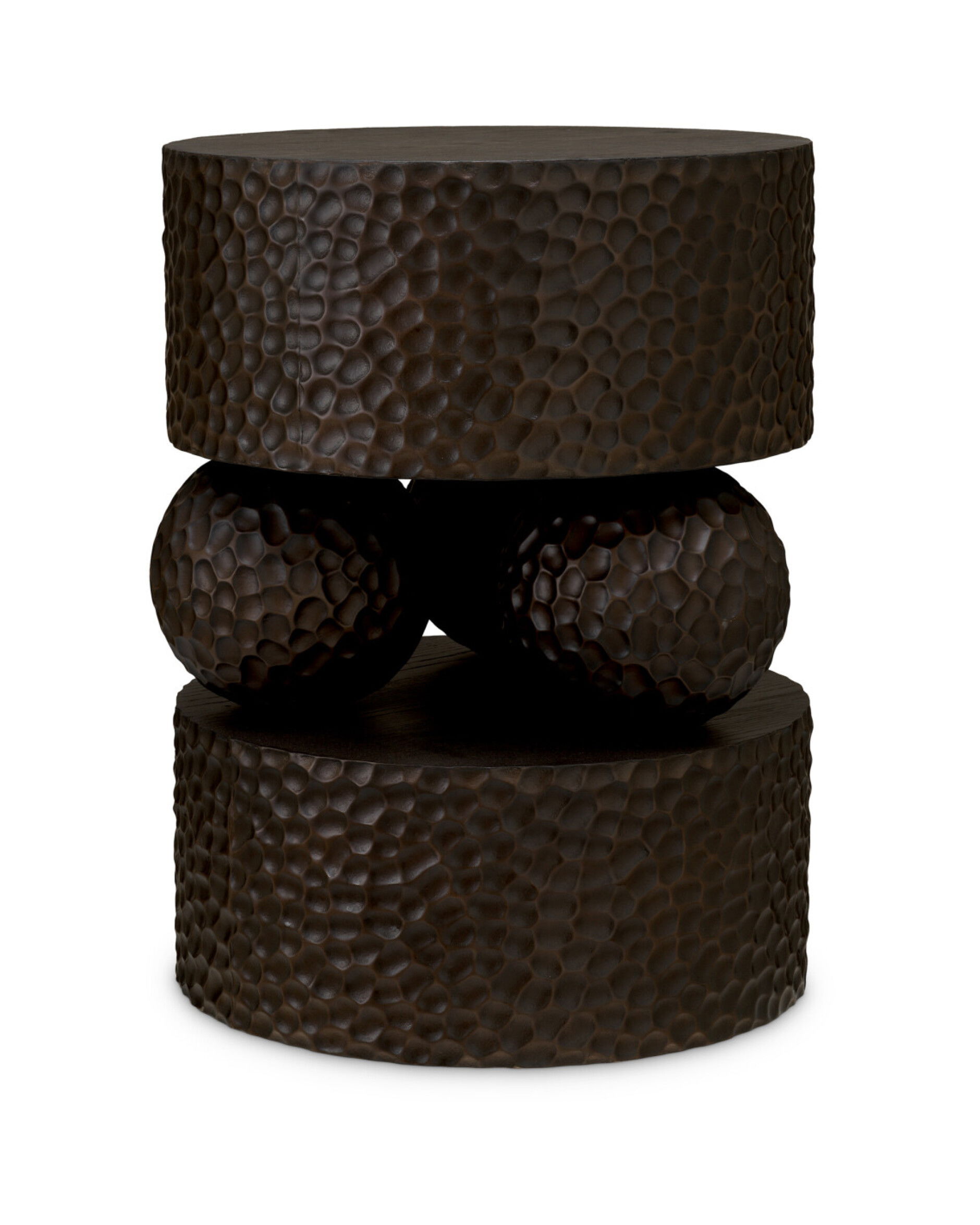 Thoren Side Table Ebony Oak Veneer