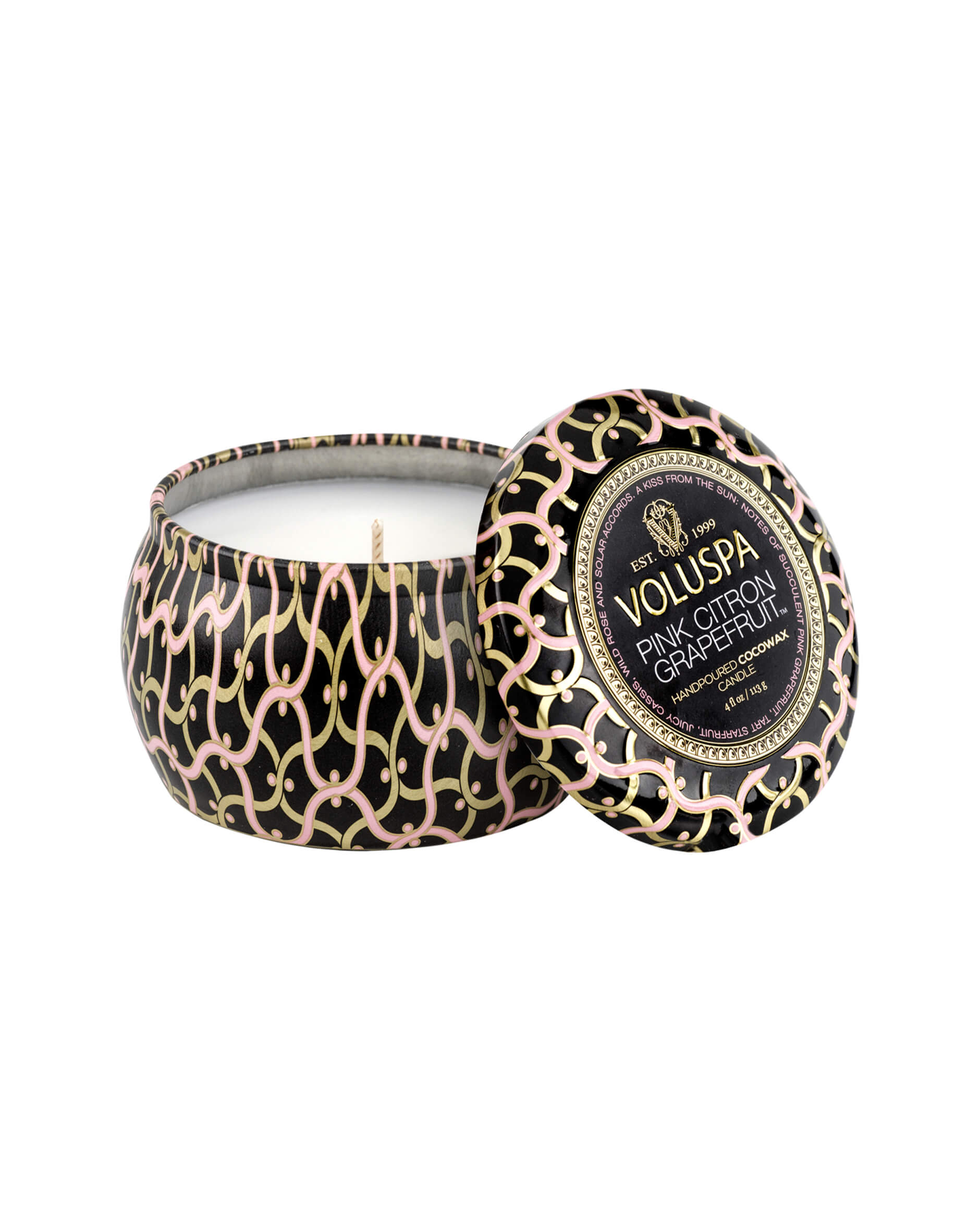 Pink Citron Grapefruit doftljus 1-wick