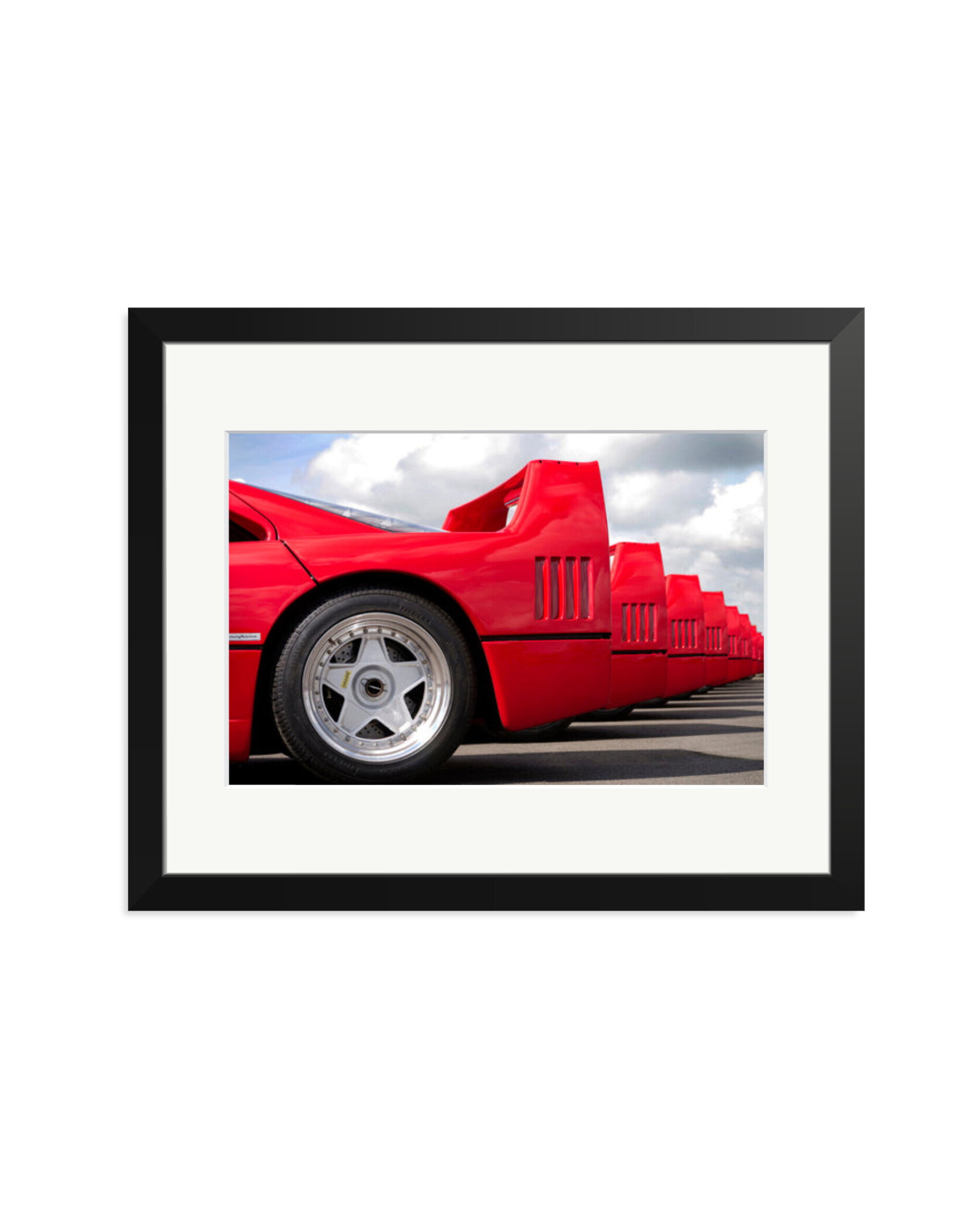 Group of Ferrari F40's Black / Medium