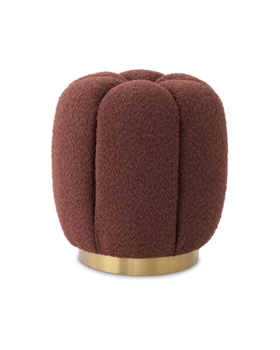 Orchanic pall bouclé rouge