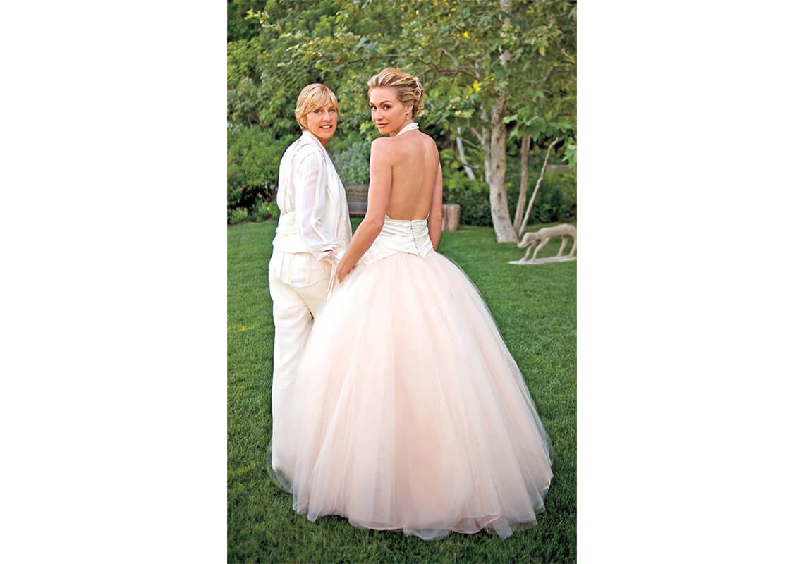 En återblick på Ellen DeGeneres och Portia de Rossis bröllop
