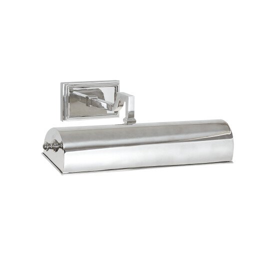 null - Dean 12" Picture Light Polished Nickel