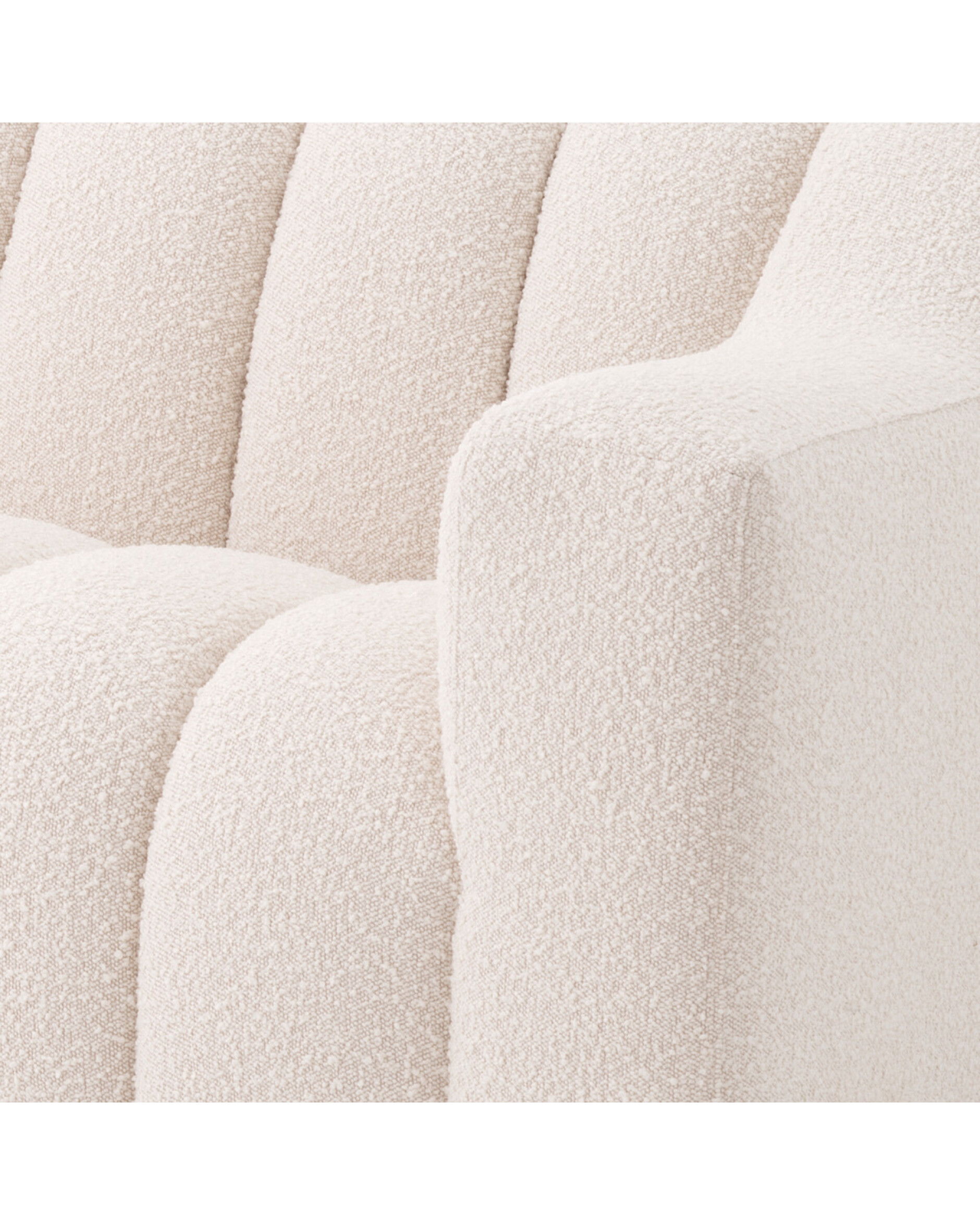 Kelly bank bouclé cream