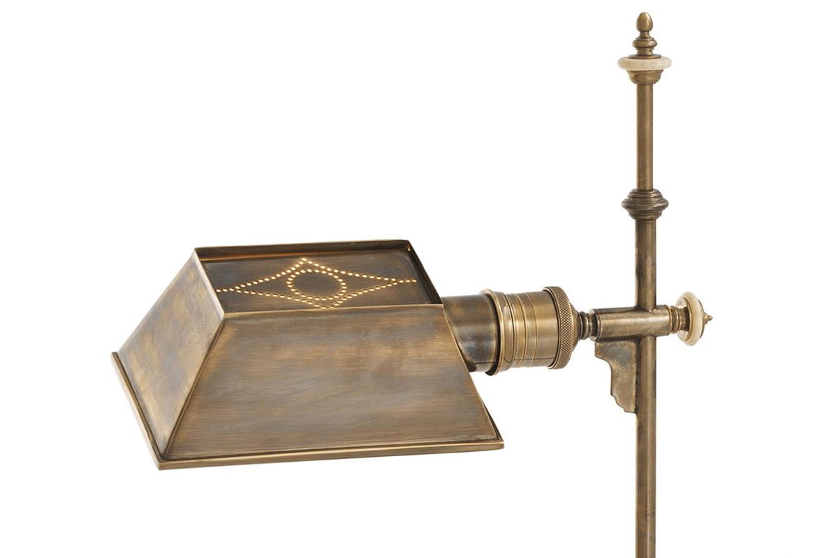 Charlene Floor Lamp Brass Finish