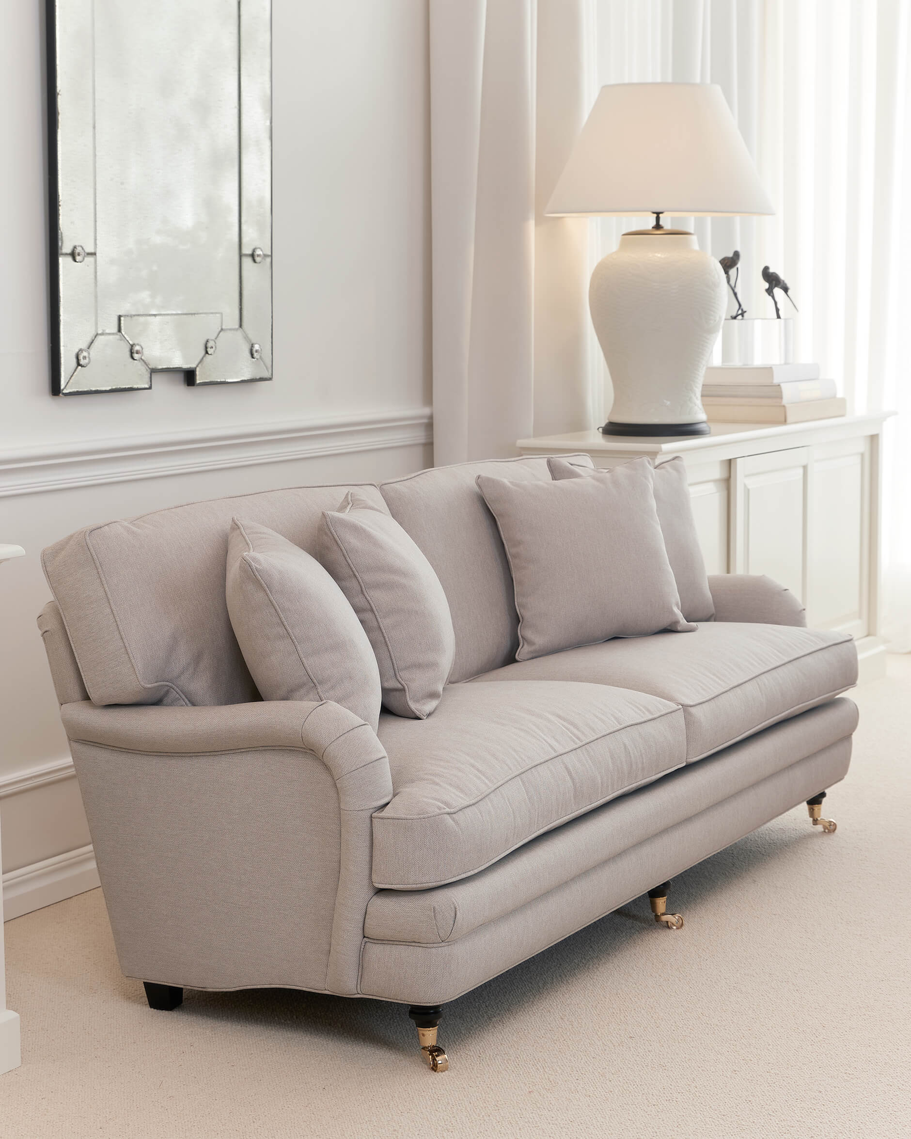 Howard Heritage sofa 3-seter sandfarge