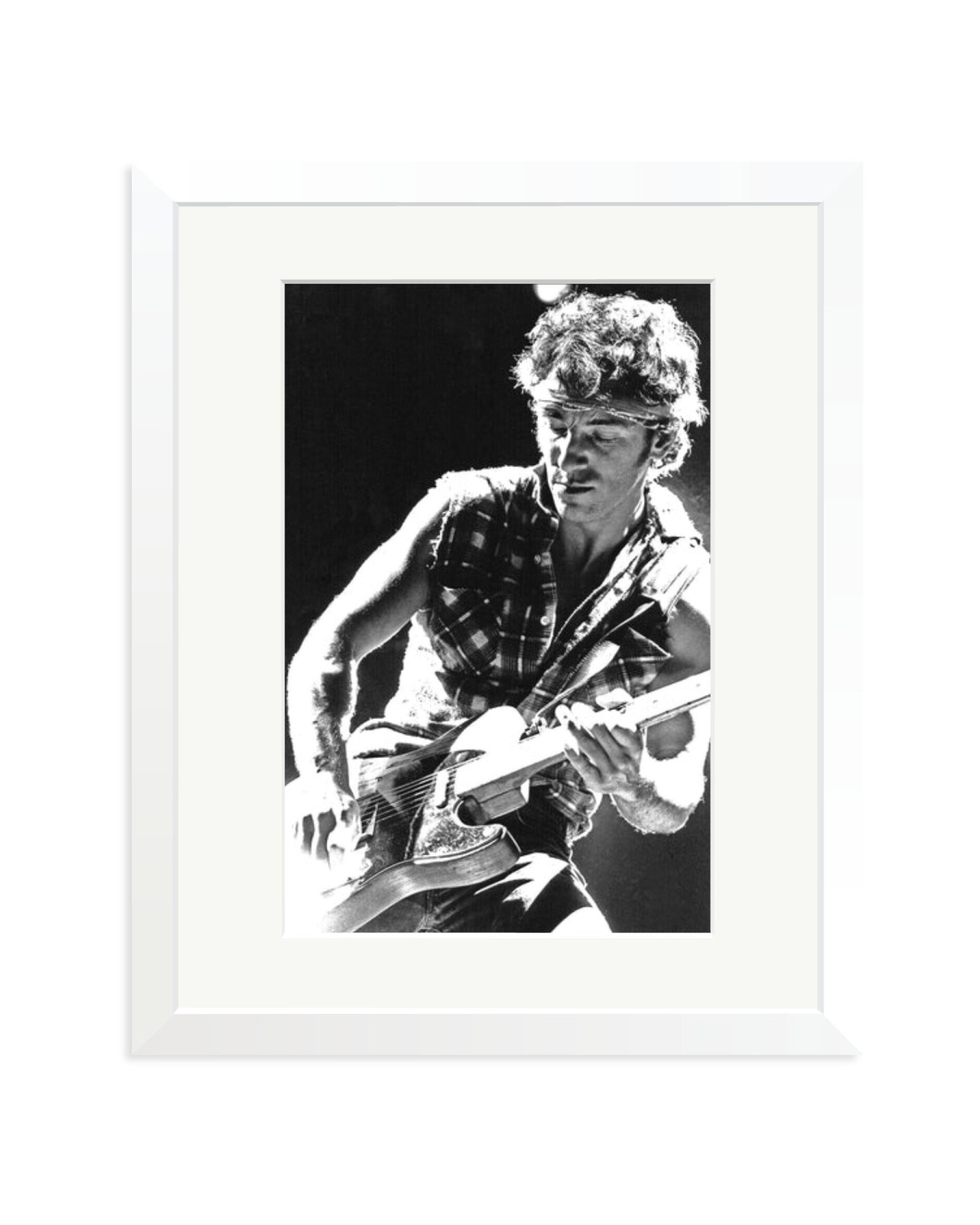 Bruce Springsteen 1984 White / Medium