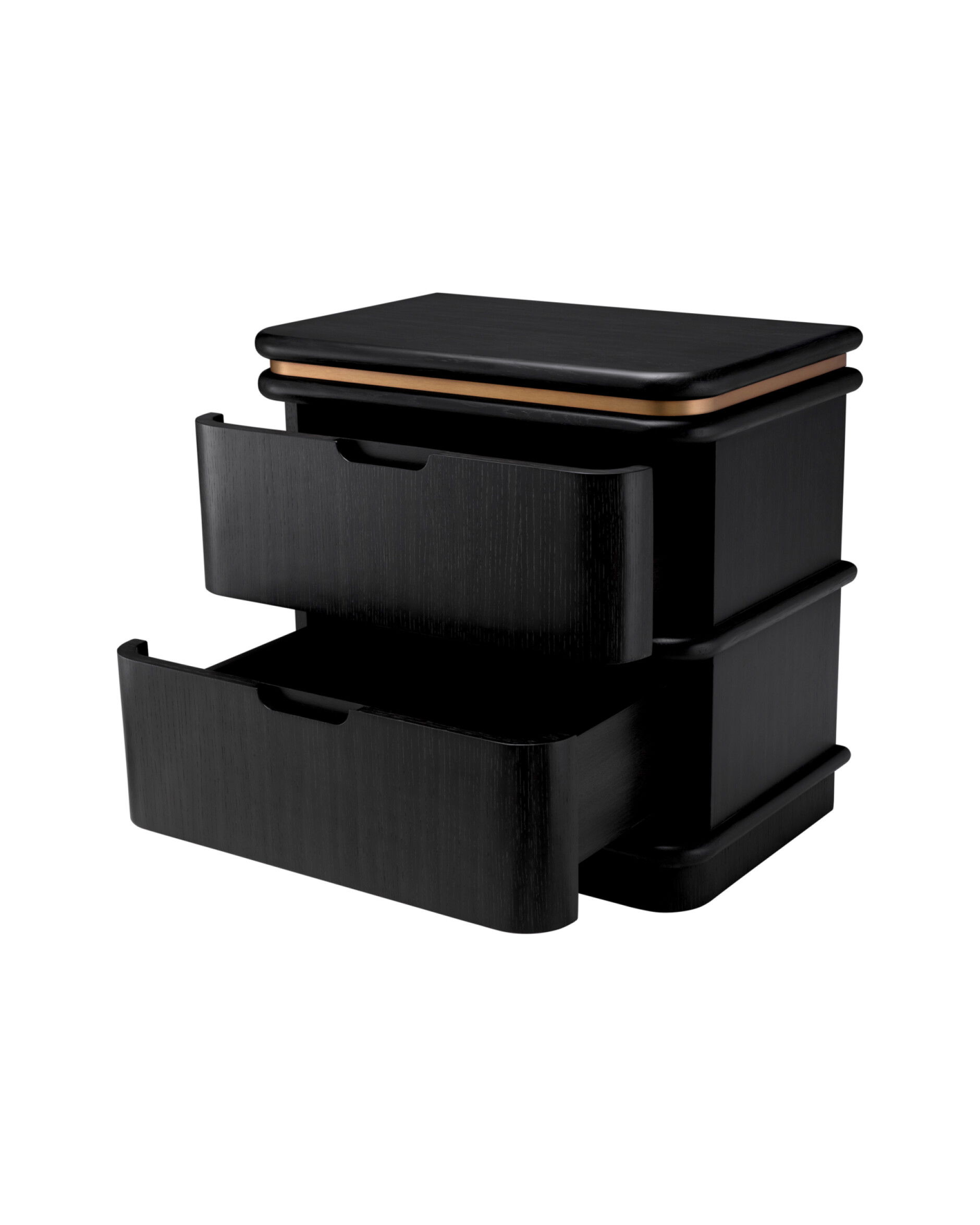 Costanzo Bedside Table Charcoal Grey