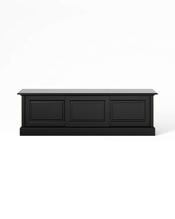 montauk mediabänk modern black