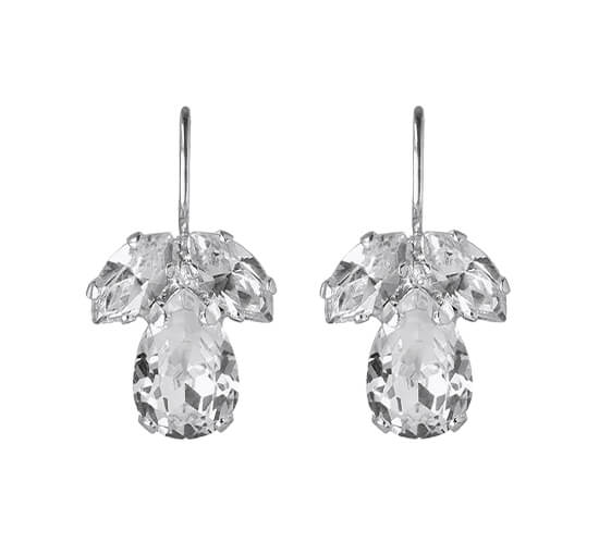 null - Petite Timo Earrings Golden Shadow Rhodium