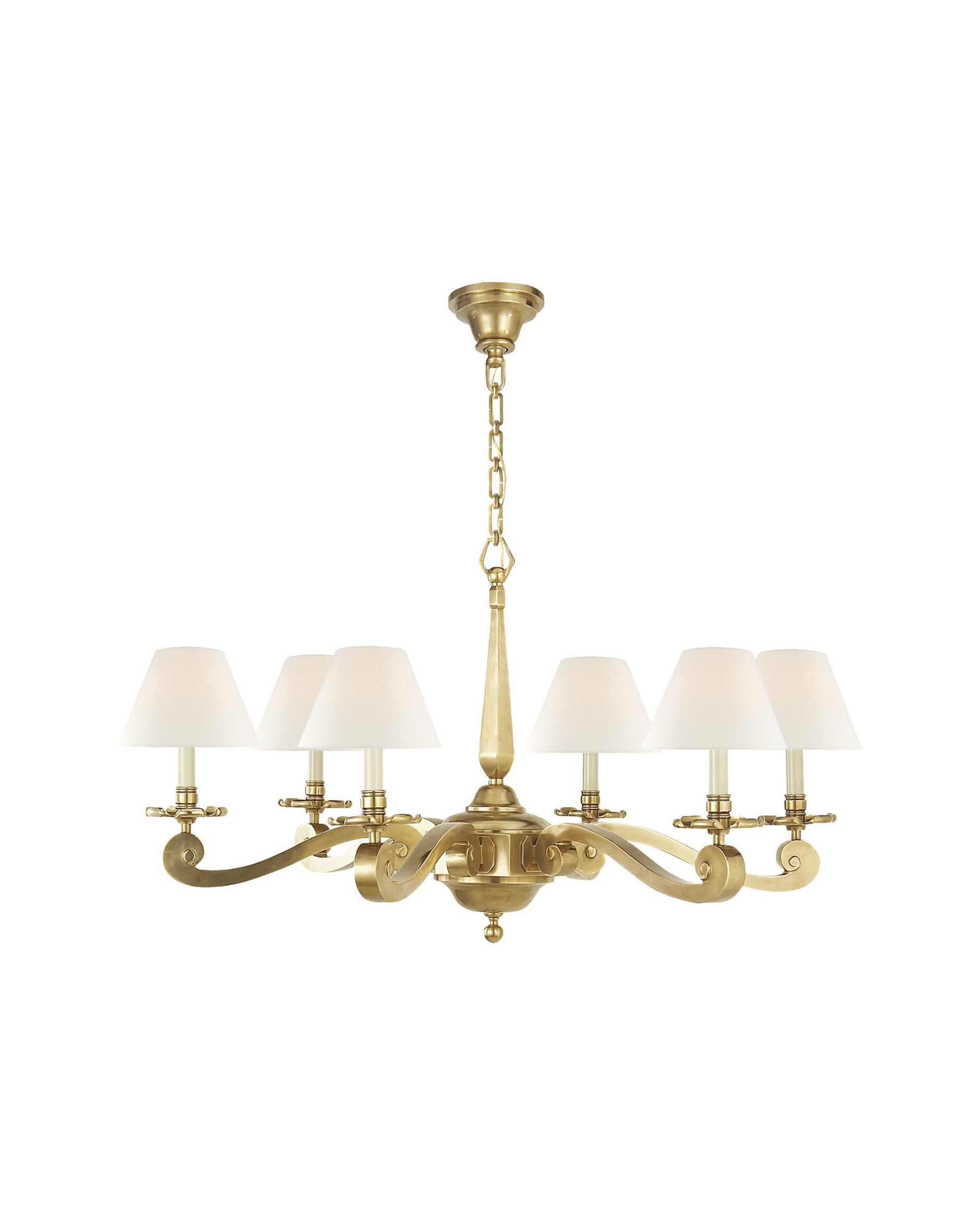 Myrna takkrona mässing