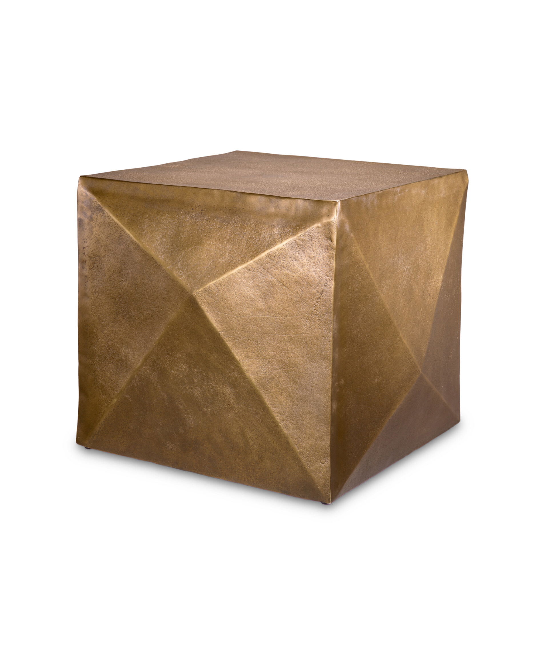 Maratea Side Table Antique Brass