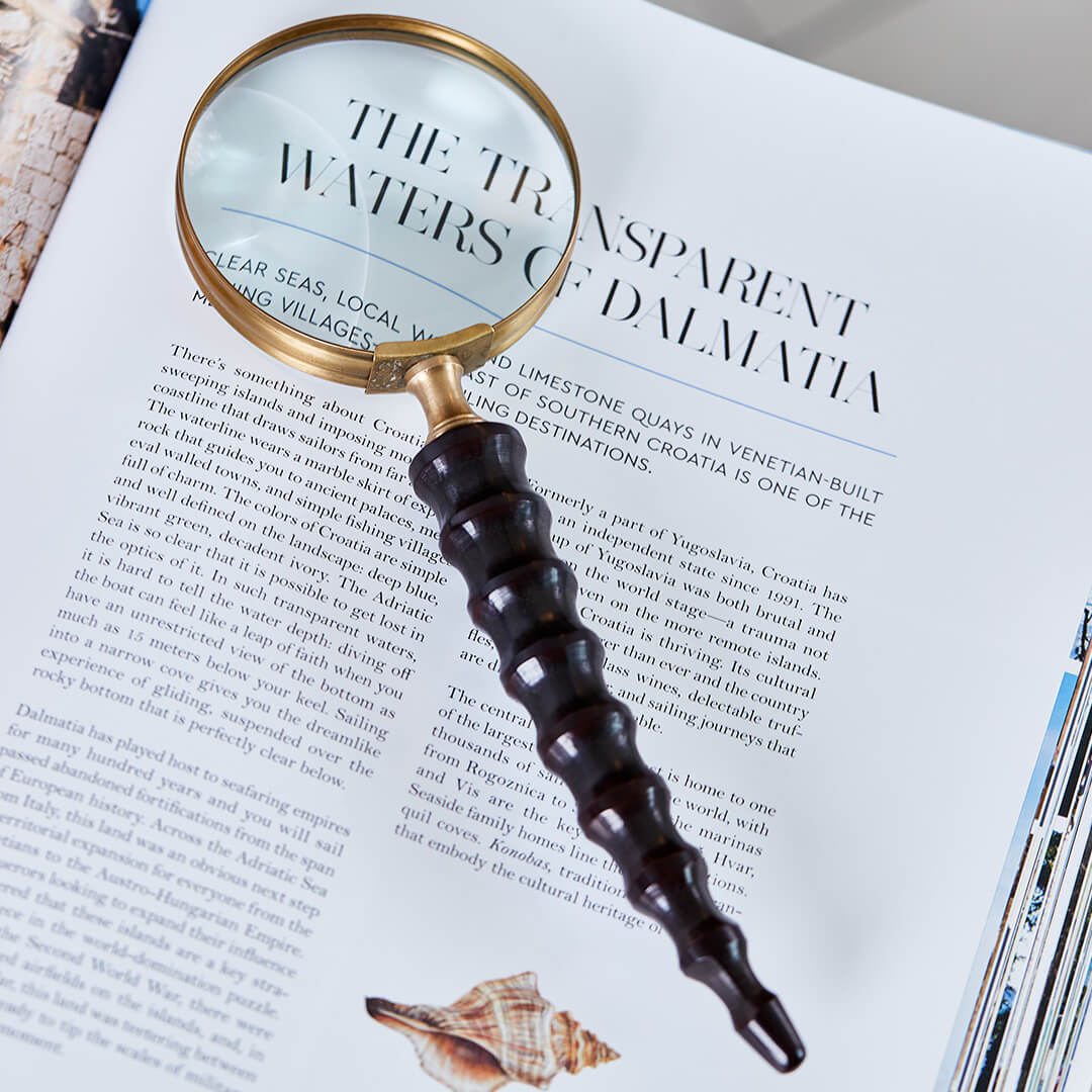 Julien förstoringsglas brun