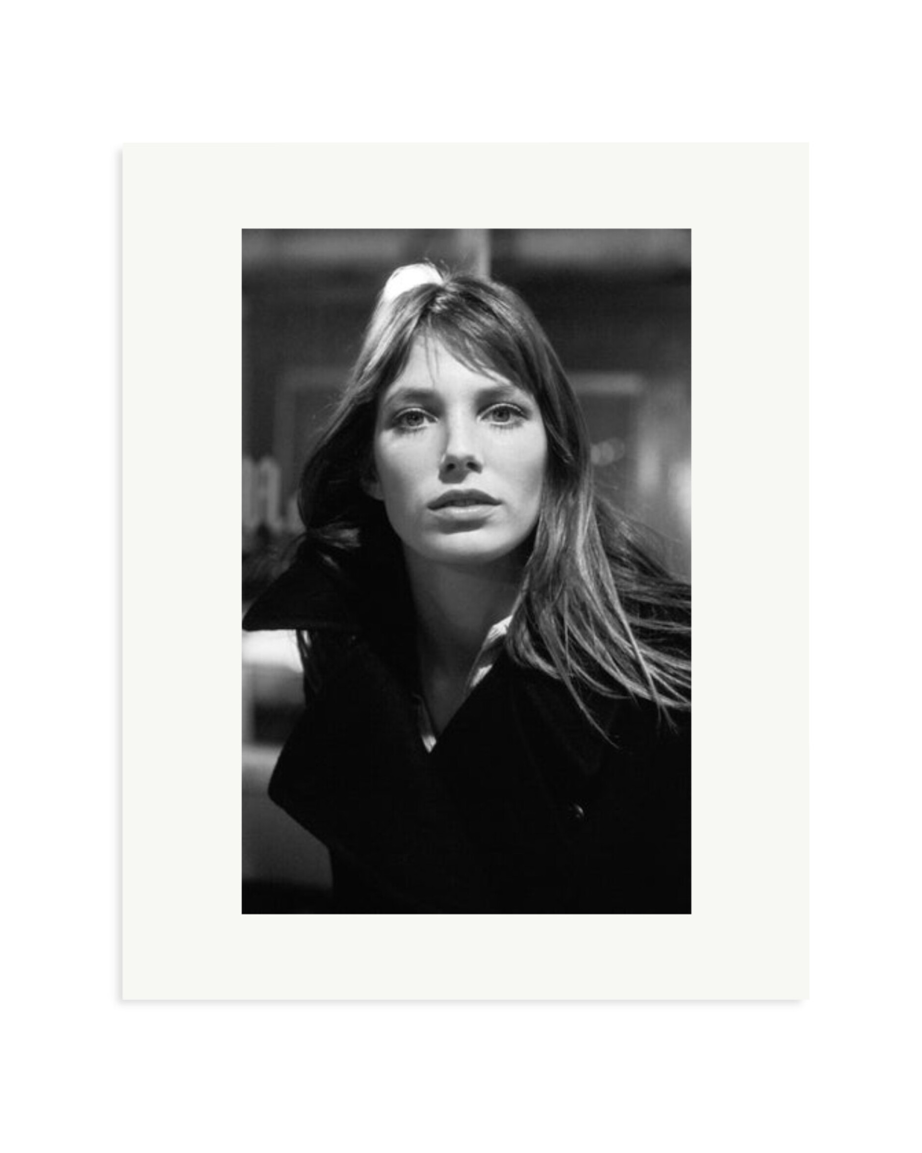 Jane in Paris, Black and White Print Only / Medium