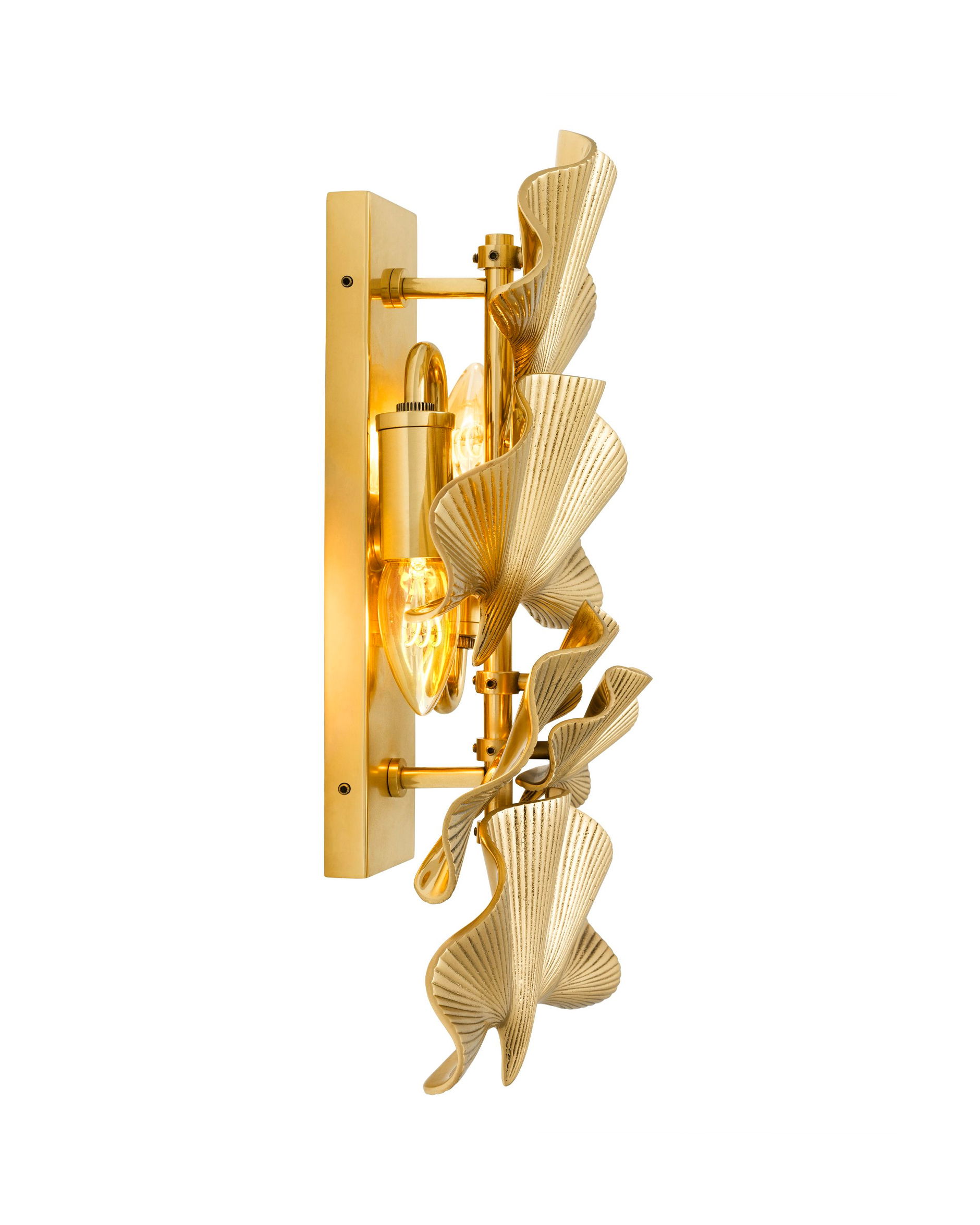 Olivier vägglampa mässing