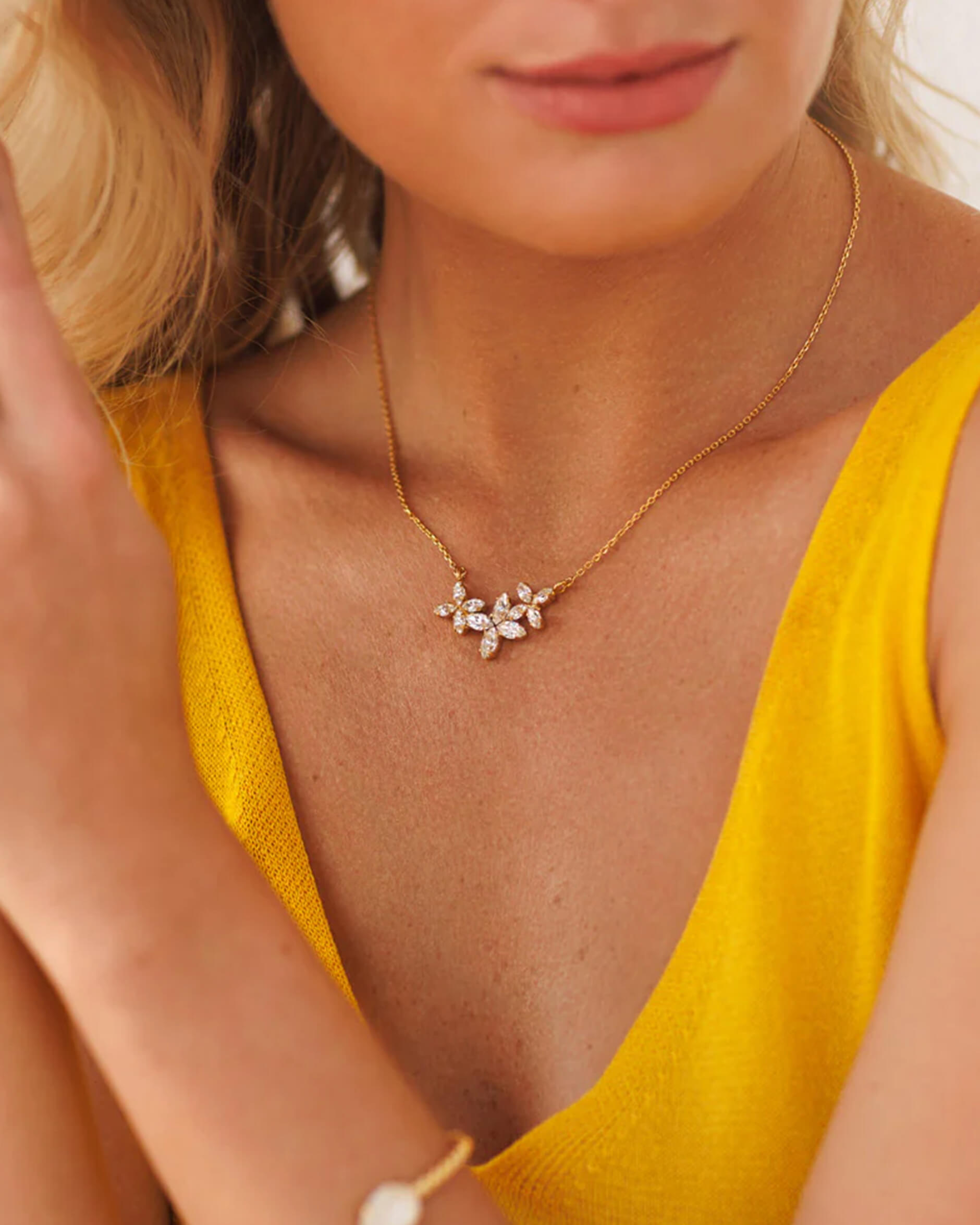 Multi Star halsband crystal