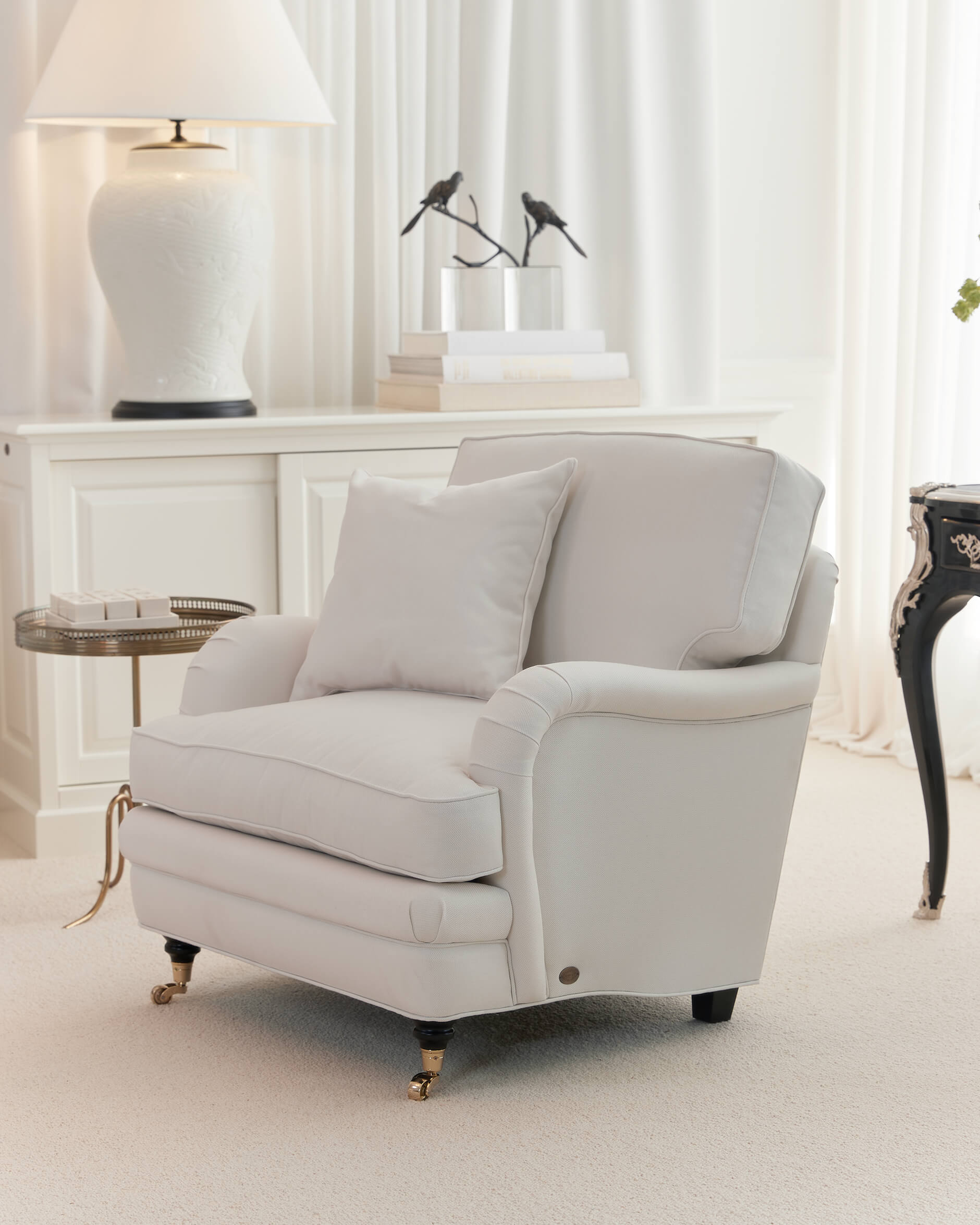 Howard Heritage fåtölj off-white