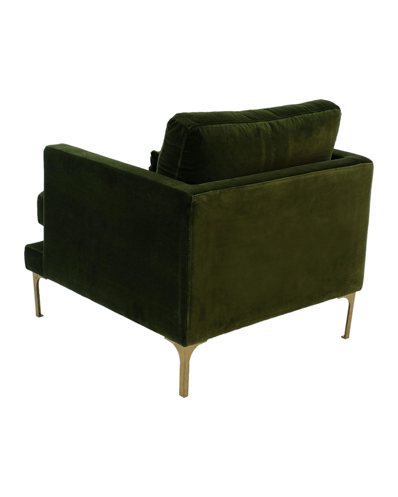 Bonham fåtölj amazon green/mässing