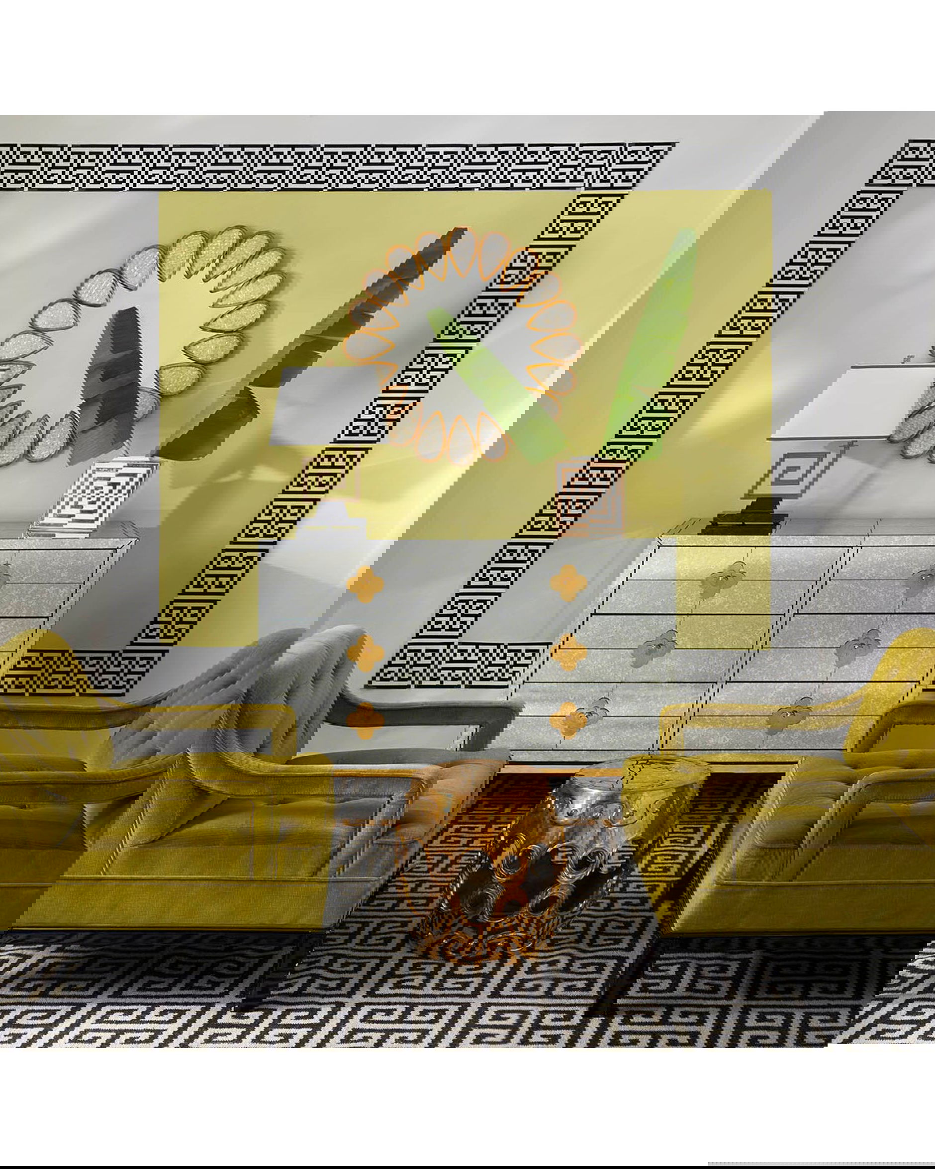 Delphine byrå mässing