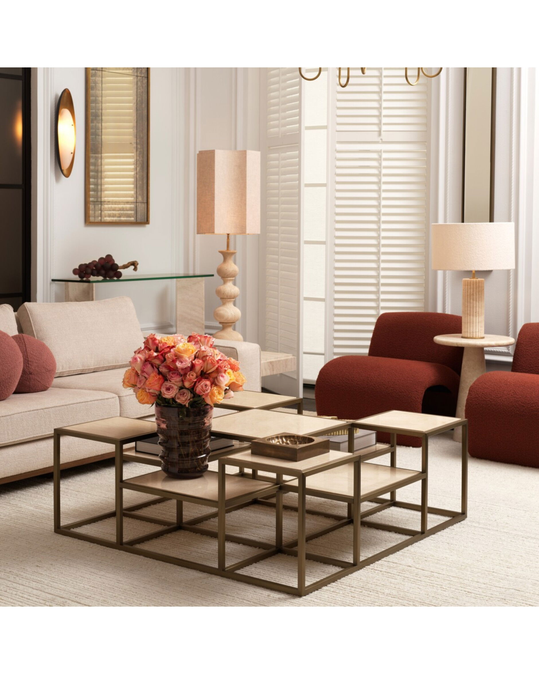 Palla Cushion Bouclé Rose