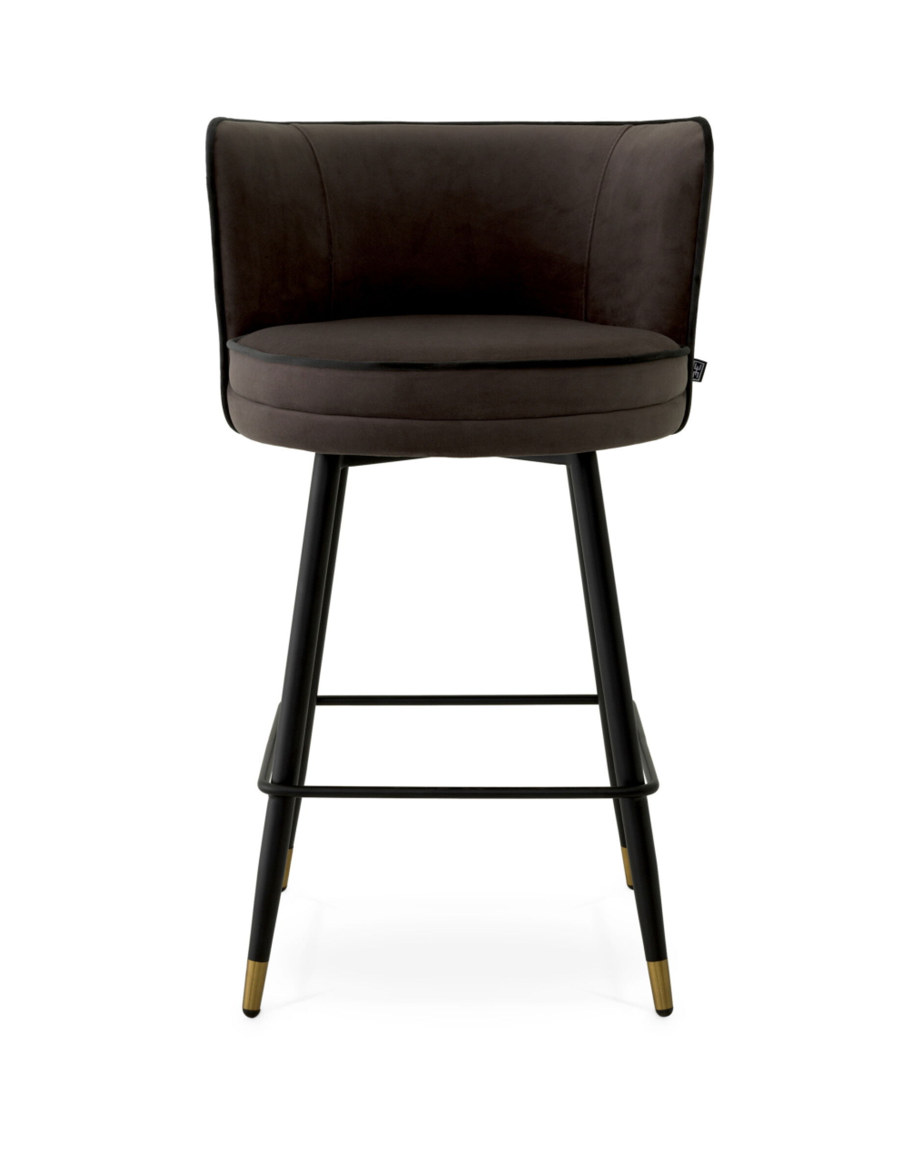 Grenada Barstool Savona Grey Velvet Low